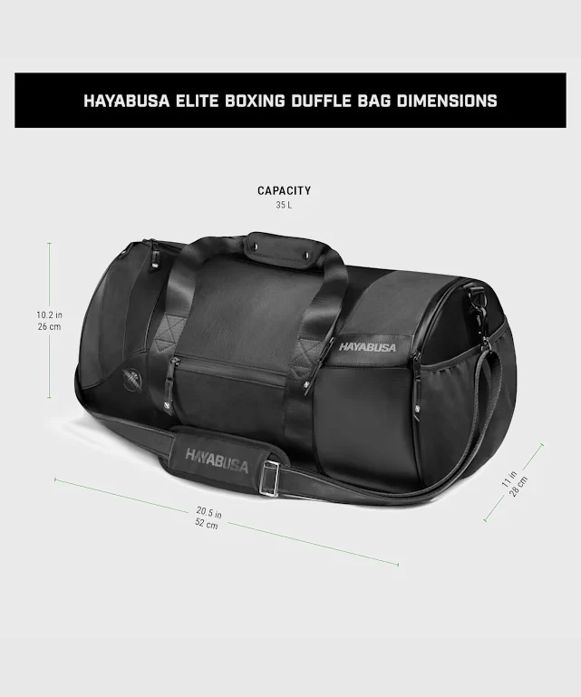 Sac De Sport Hayabusa Elite Boxing - Noir - Image 6