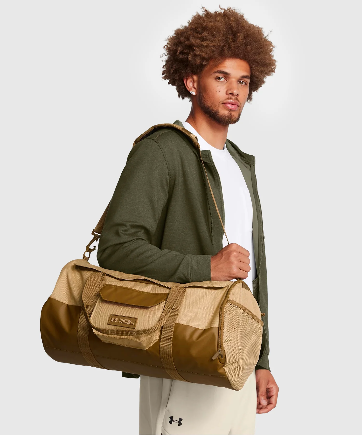 Sac De Sport Ua Under Armour Triumph Barrel - Beige - Image 7