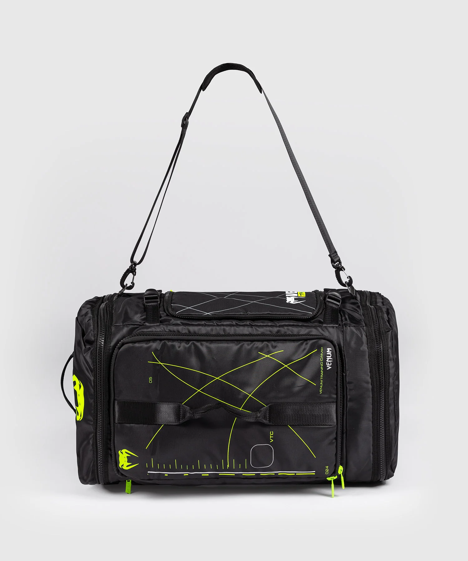 Sac de sport Venum Training Camp 4.0 - Noir/Vert Fluo - Image 4