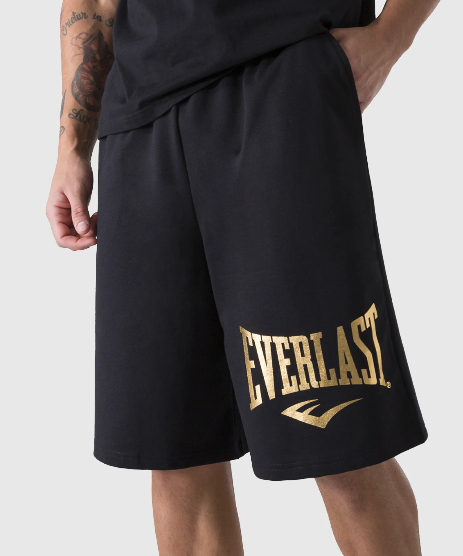 Short de MMA Everlast Coton Classic - Noir/Or