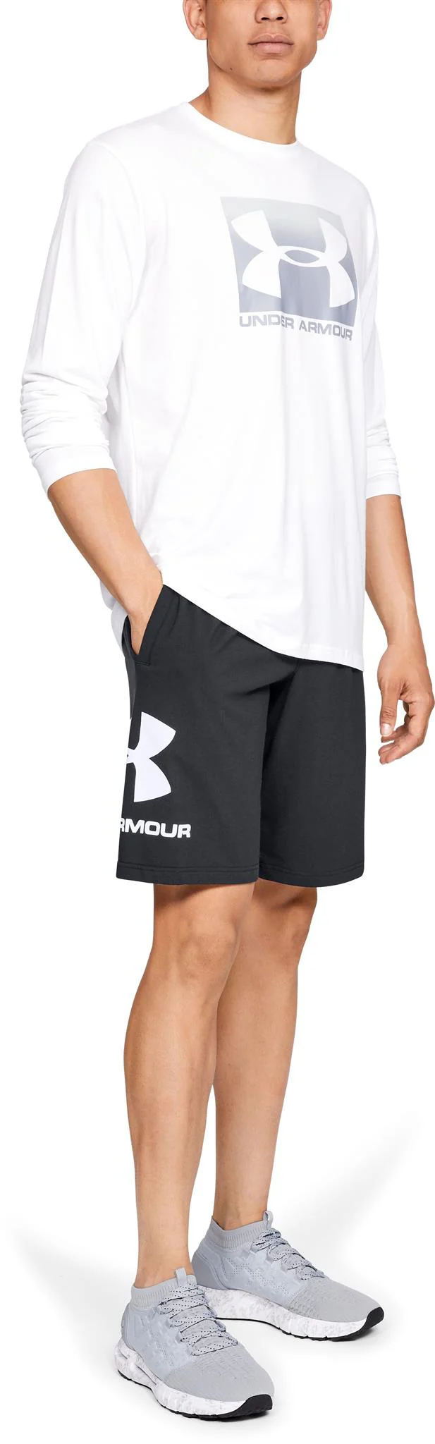 Short Coton Under Armour Sportstyle Graphic - Noir - Image 3