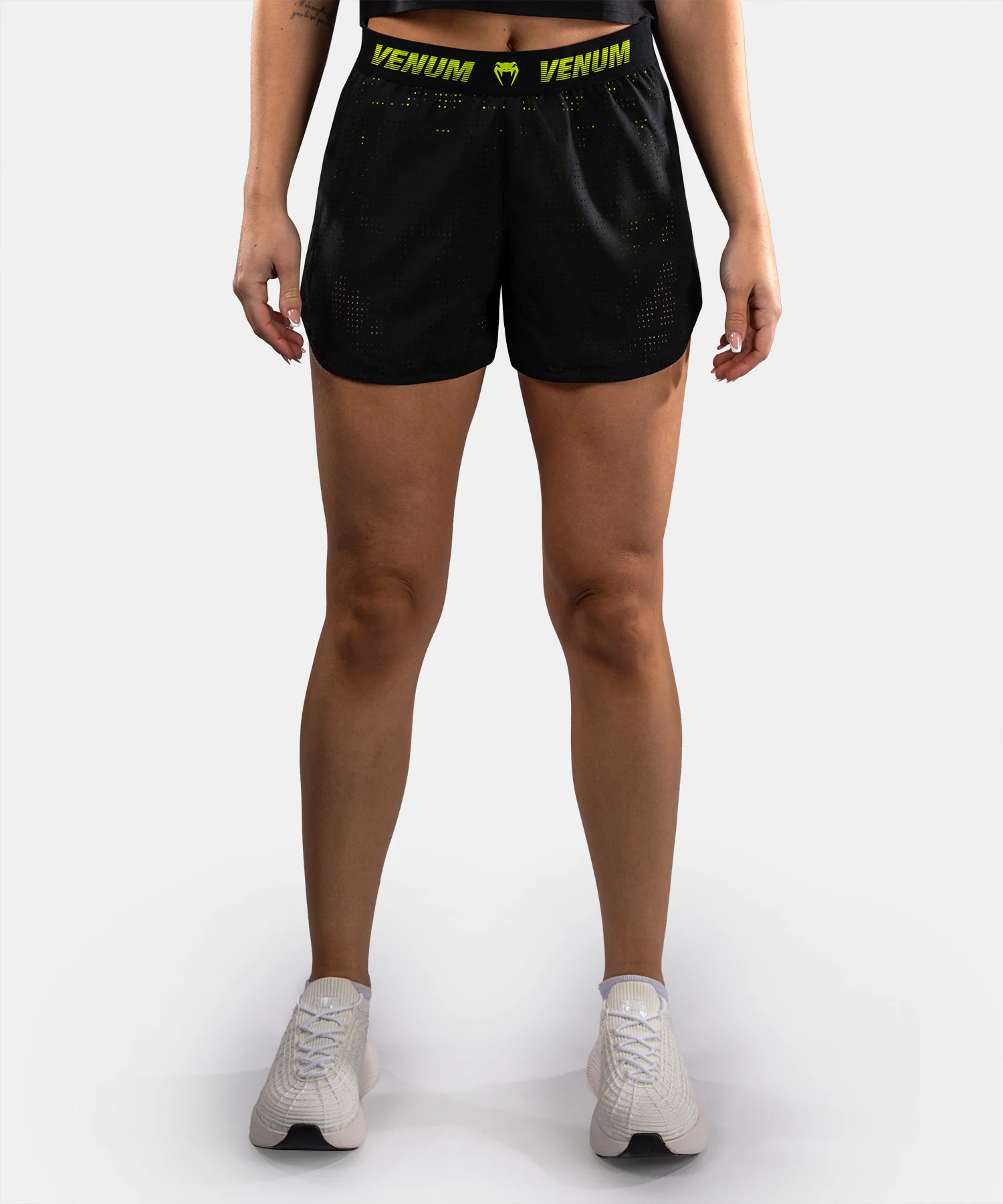 Short d’Entraînement Venum Lazer Pour Femme - Noir/Jaune