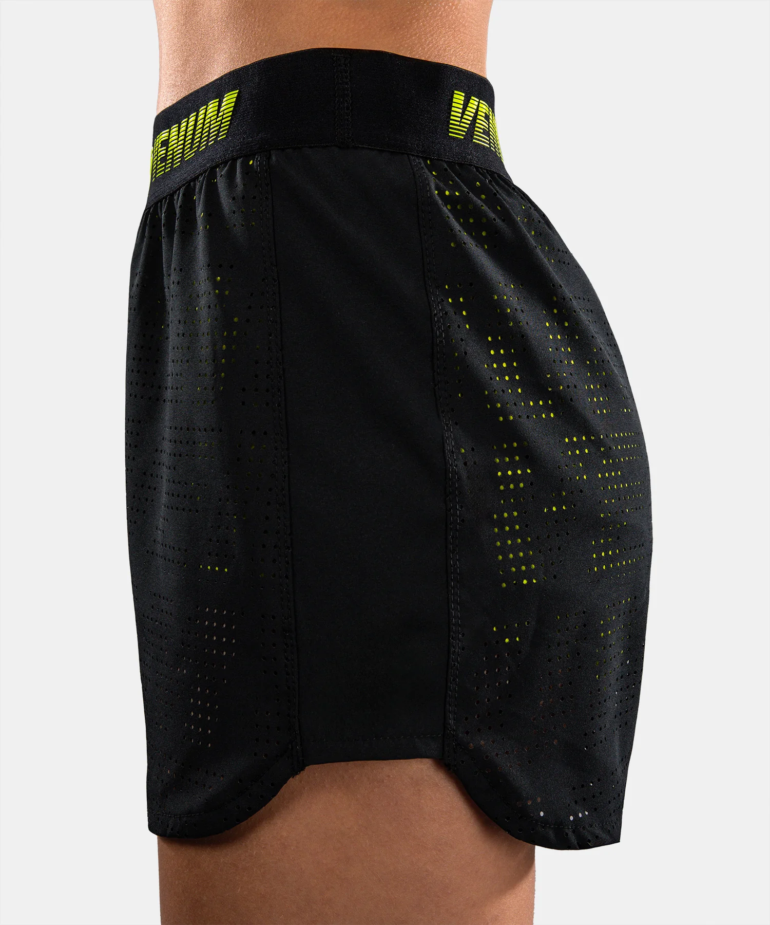 Short d’Entraînement Venum Lazer Pour Femme - Noir/Jaune - Image 6