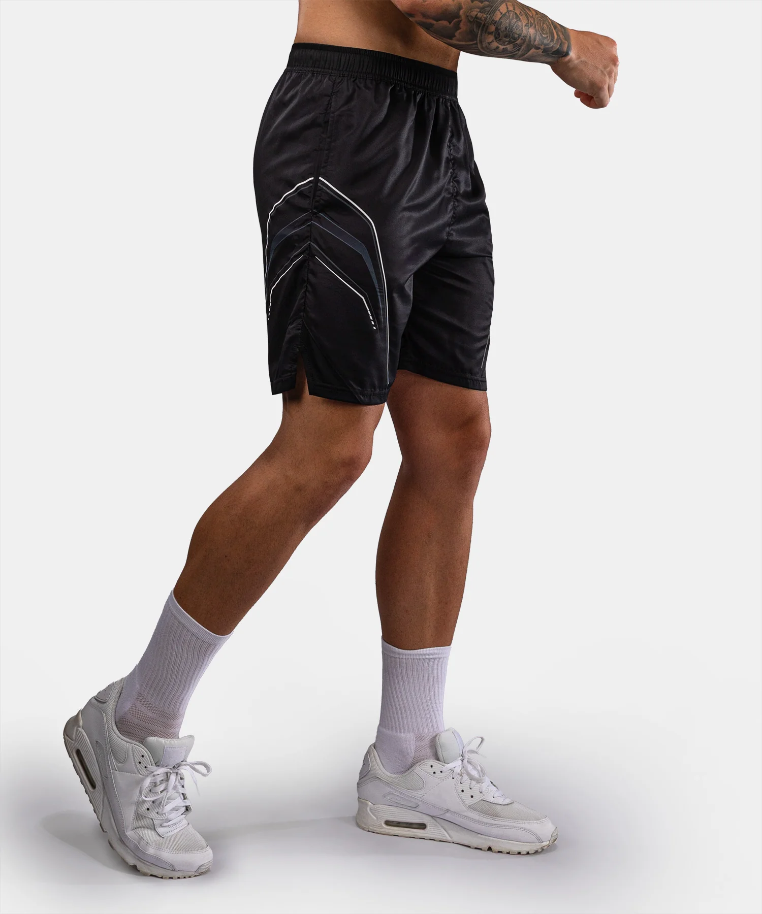 Short d’Entraînement Venum Streamline – Noir/Blanc - Image 4