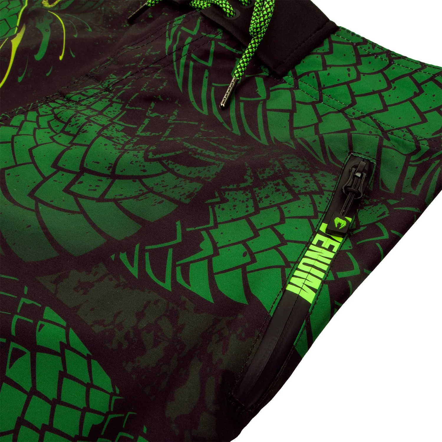 Short de bain Venum Green Viper - Noir/Vert - Image 8