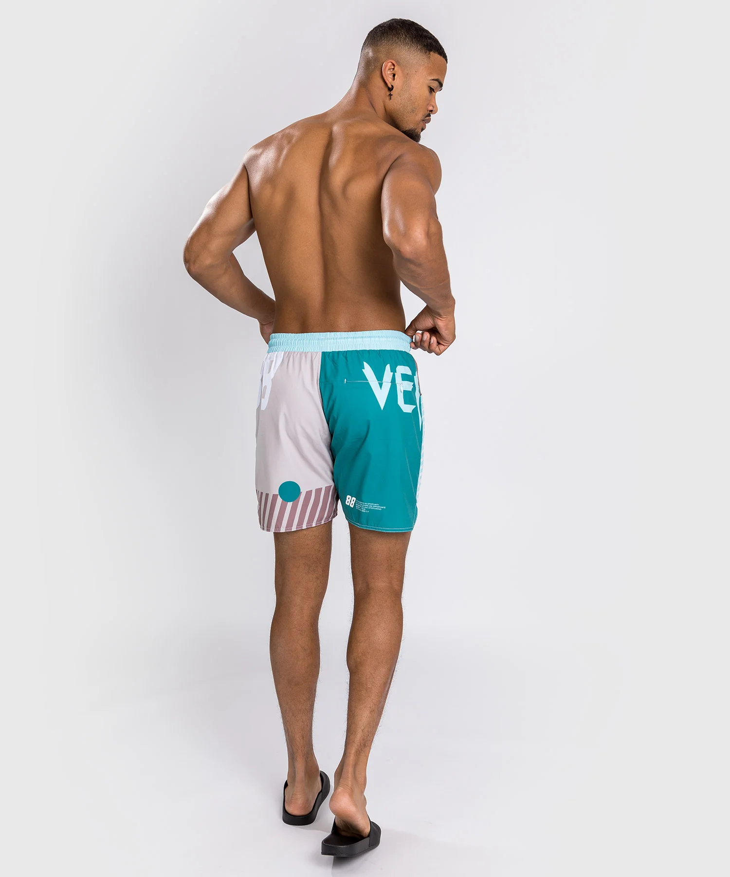Short De Bain Venum Summer 88 - Clearwater/Bleu Mosaïque - Image 2
