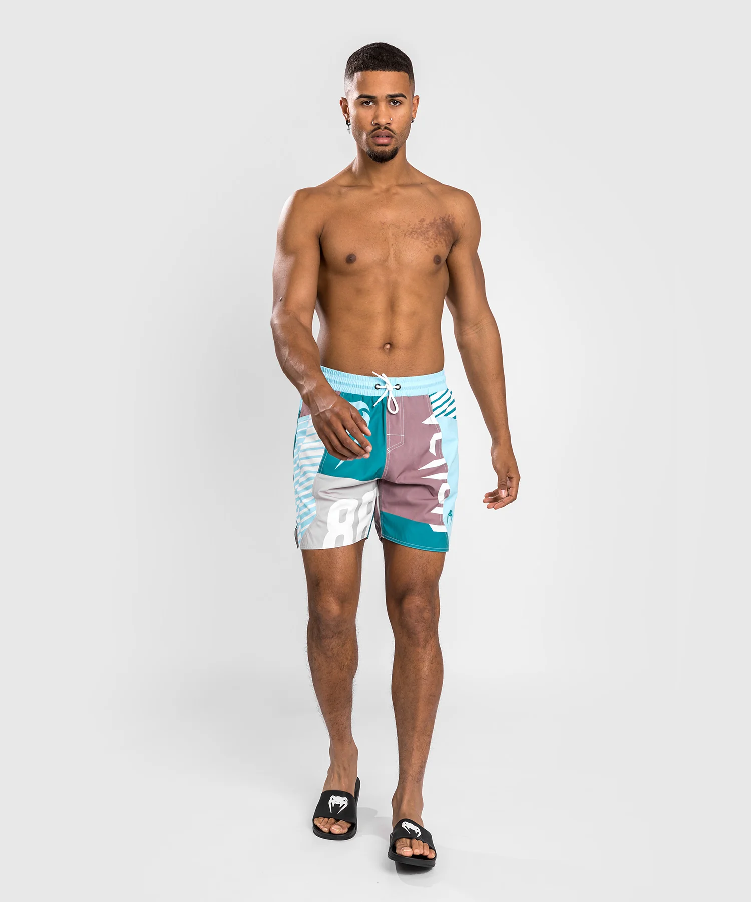 Short De Bain Venum Summer 88 - Clearwater/Bleu Mosaïque - Image 6