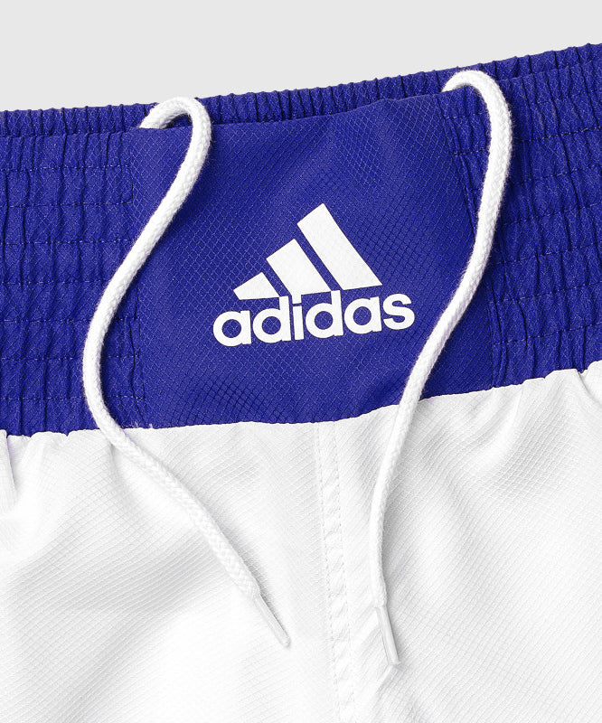 Short de Boxe Adidas FFB - Blanc - Image 4