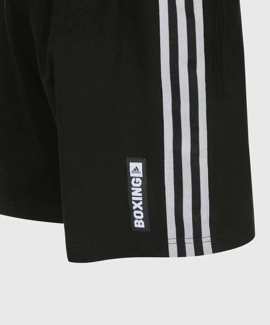 Short de Boxe Anglaise Adidas Boxwear Traditional - Noir/Gris - Image 6