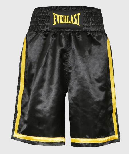 Short de Boxe Everlast Compétition - Noir/Or - Image 2