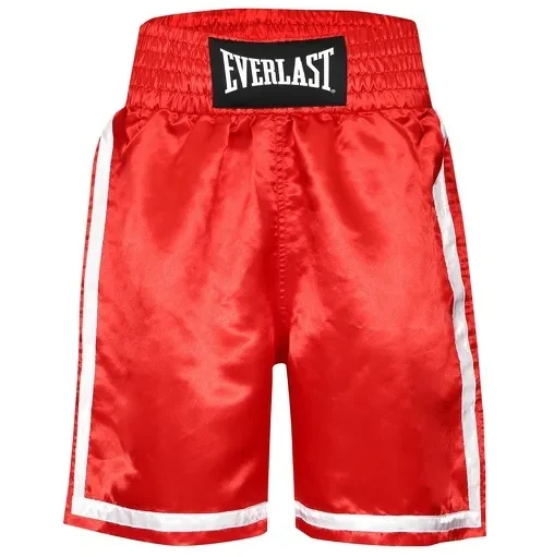Short de Boxe Everlast Compétition - Rouge/Blanc