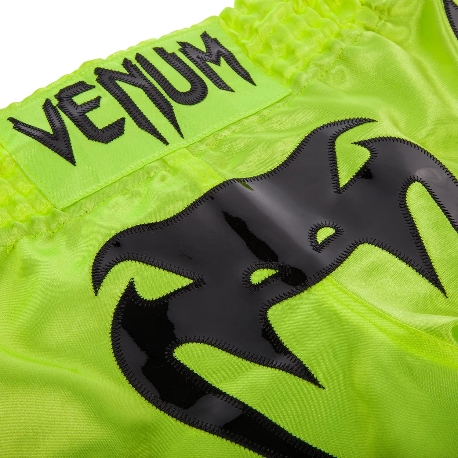 Short de Boxe Thaï Venum Bangkok Inferno - Neo Jaune - Image 3