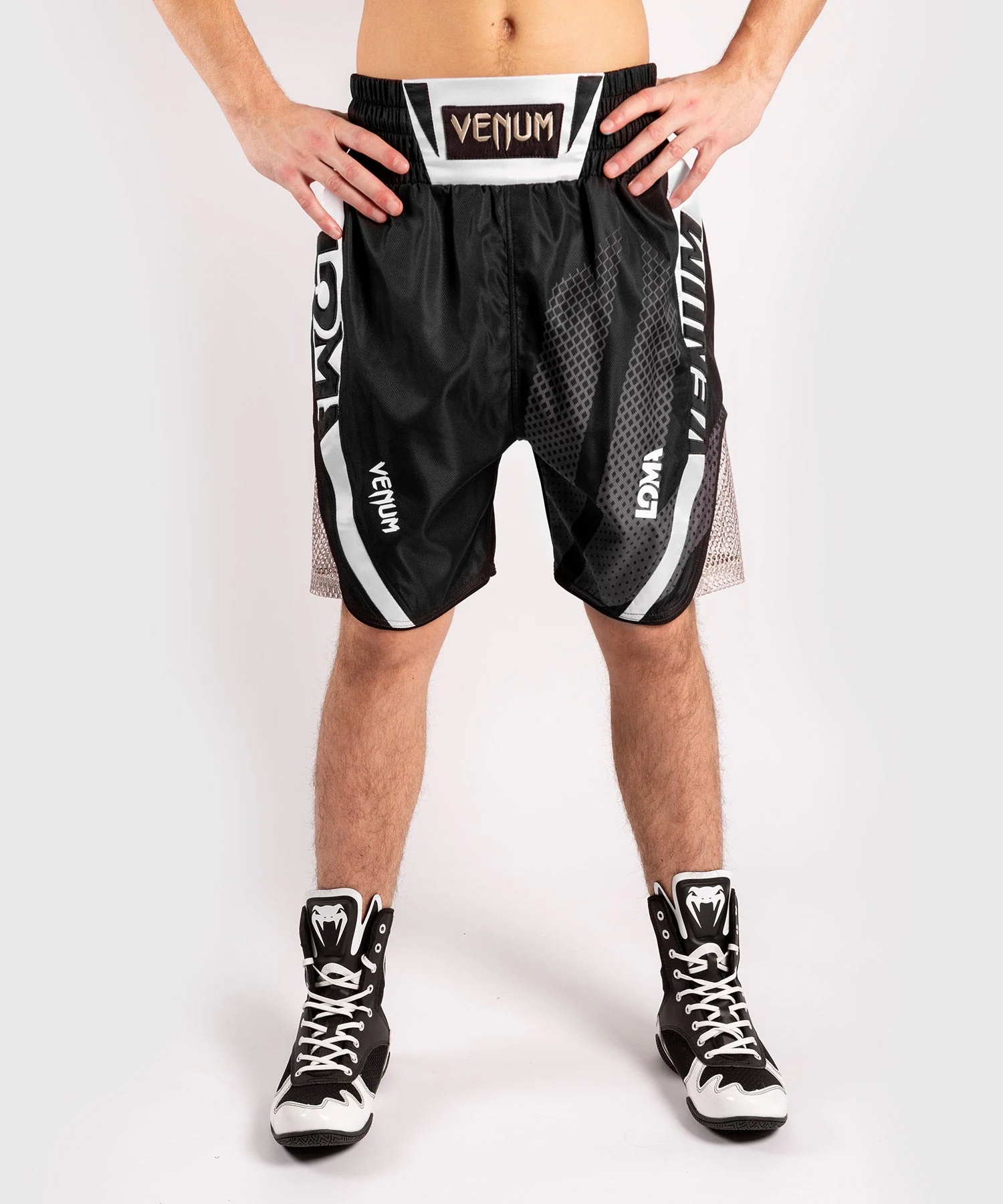 Short de boxe Venum Arrow - Noir/Blanc