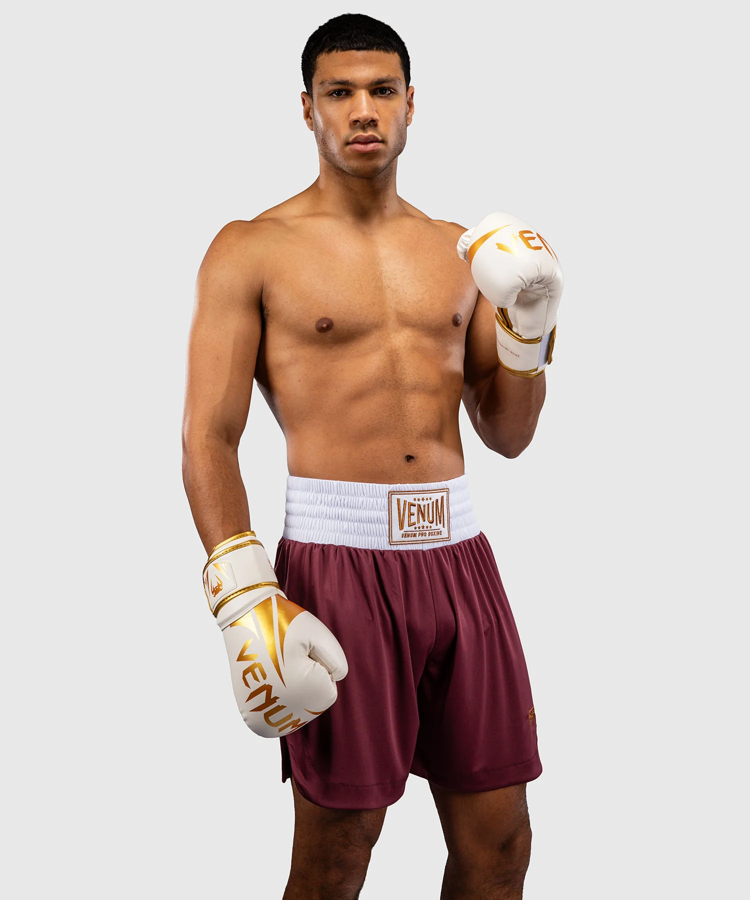 Short de Boxe Venum Classic - Bordeaux - Image 7
