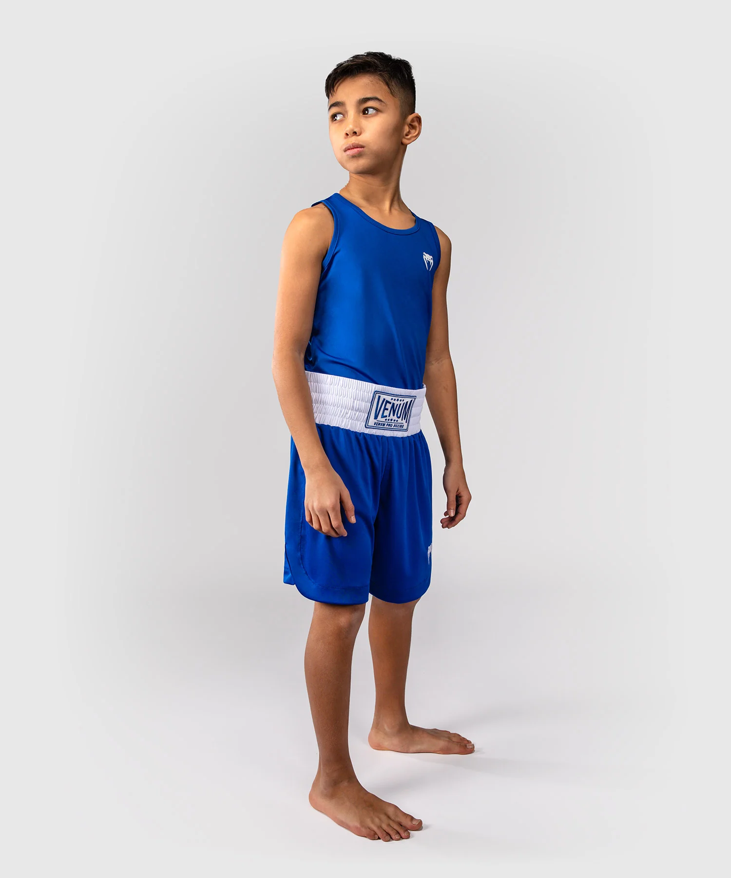 Short de Boxe Venum Classic Pour Enfants – Bleu Royal - Image 5