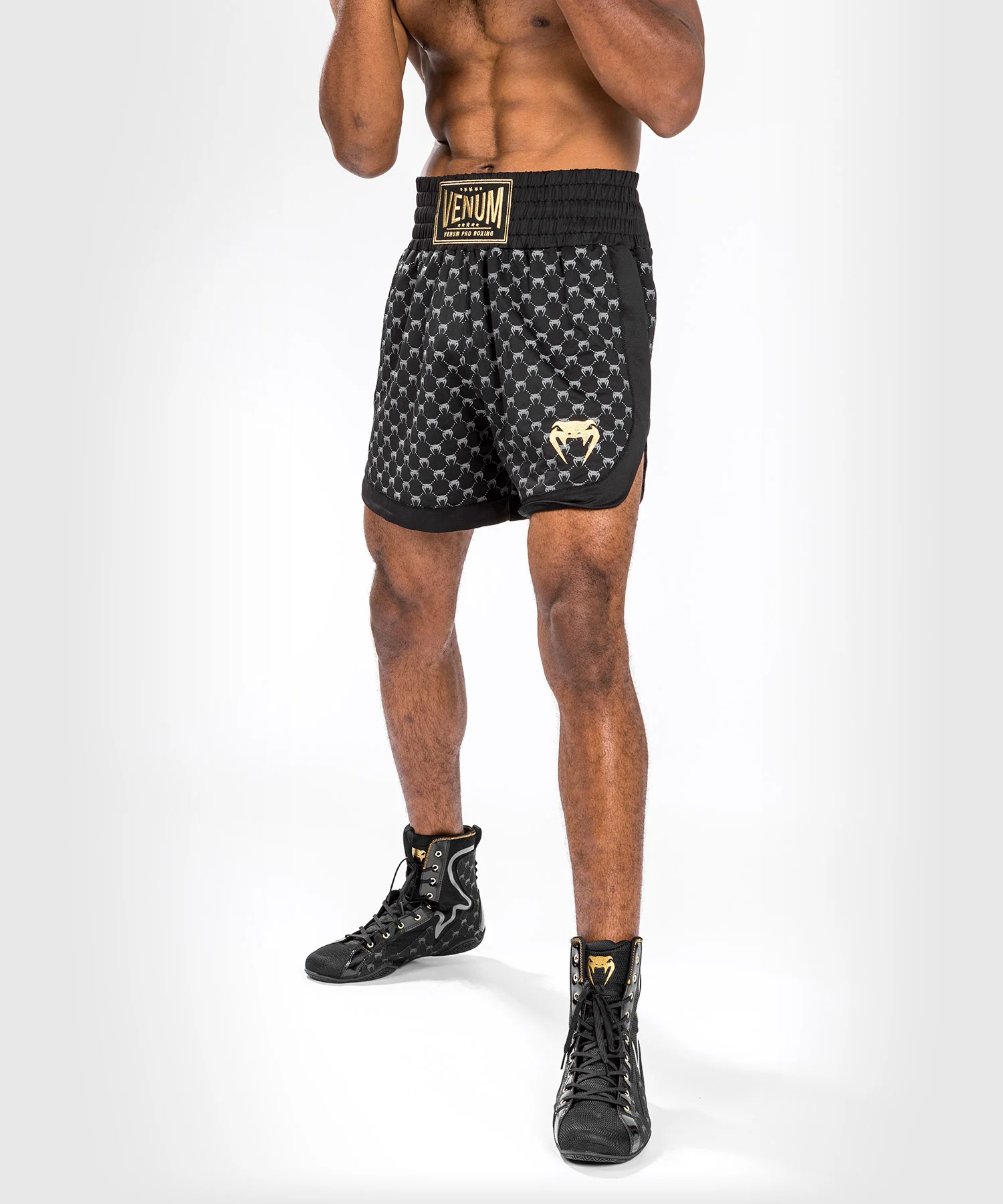 Short de Boxe Venum Monogram - Noir