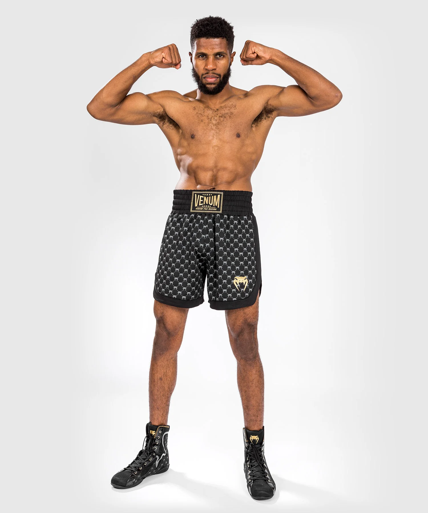 Short de Boxe Venum Monogram - Noir - Image 5