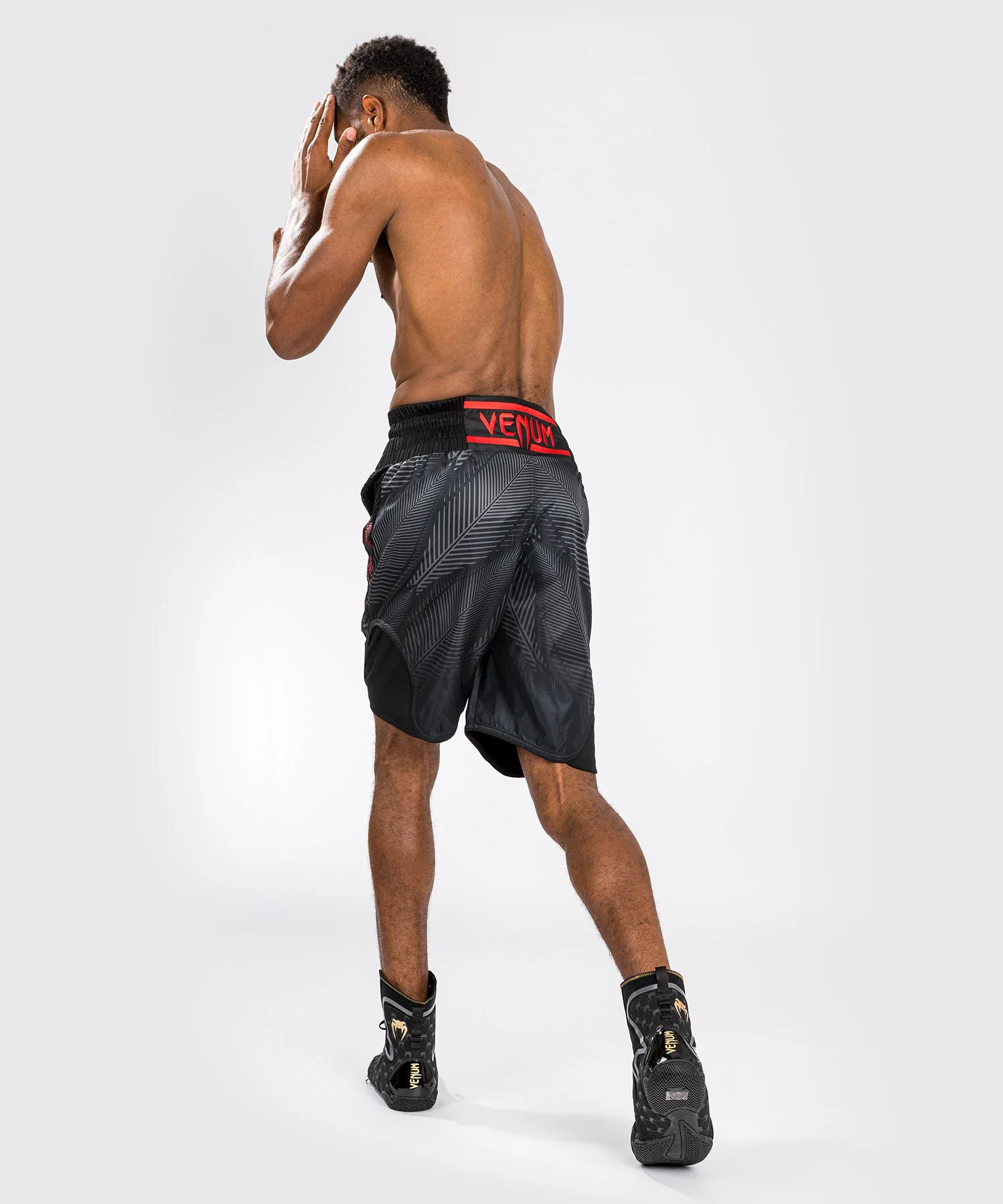 Short de Boxe Venum Phantom - Noir/Rouge - Image 8