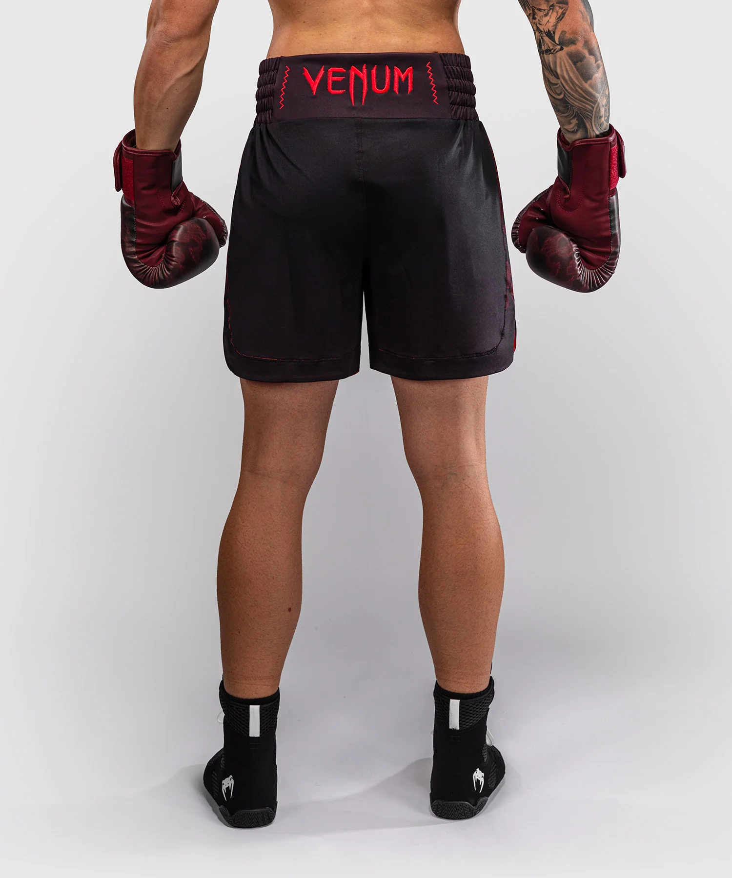 Short de Boxe Venum Spectre – Noir/Rouge - Image 5