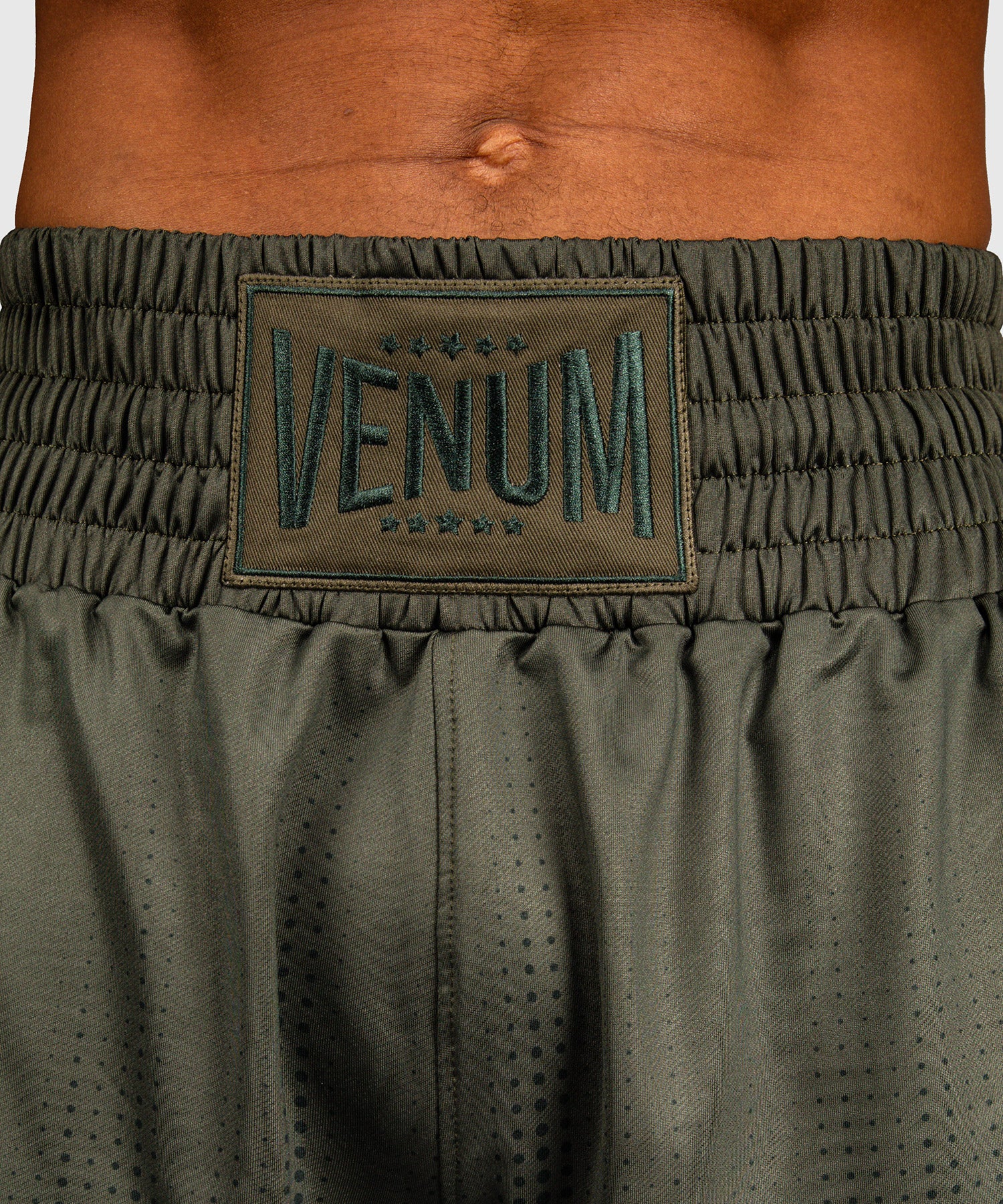 Short de Boxe Venum Stealth – Kaki/Vert Foncé - Image 5