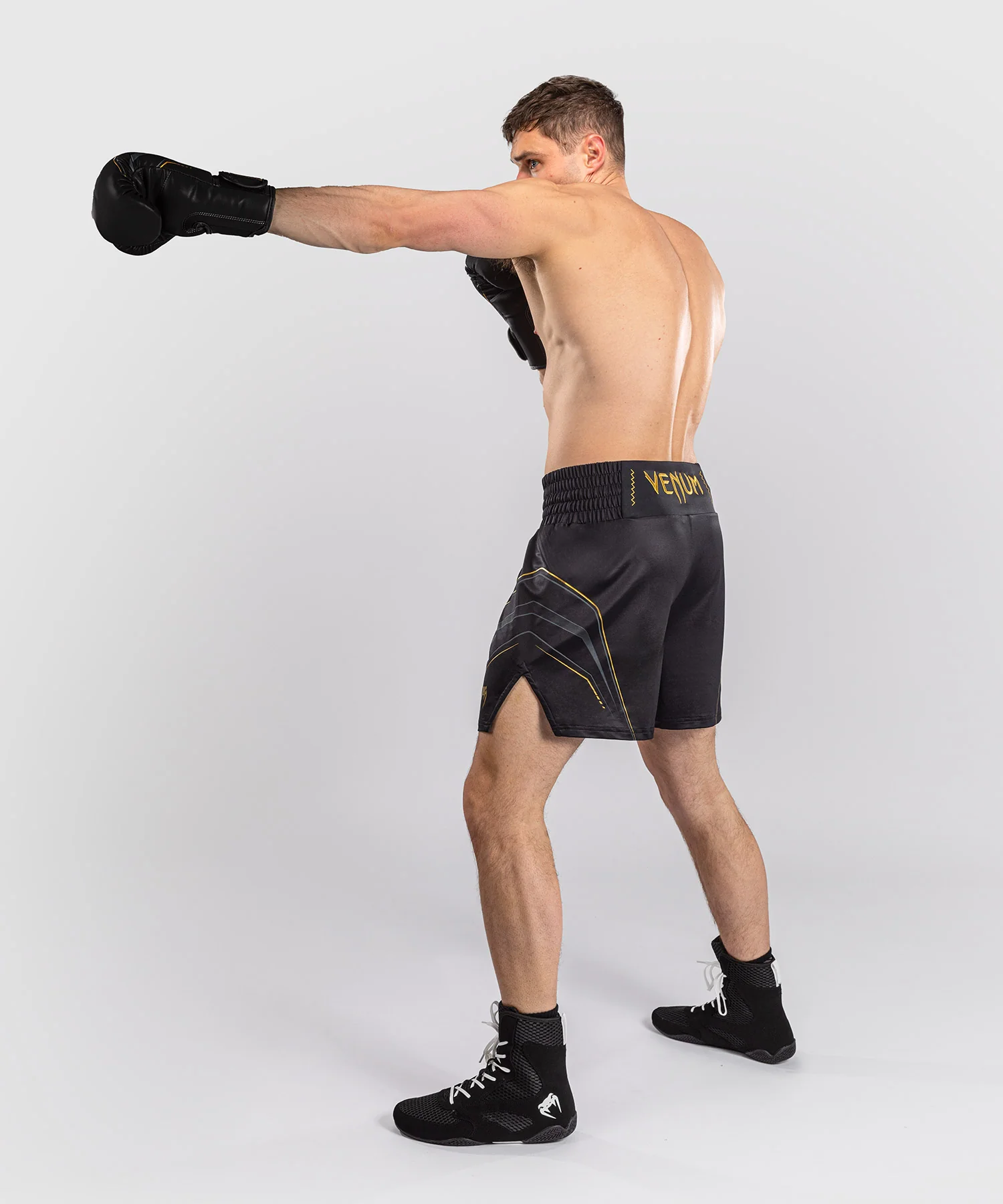 Short de Boxe Venum Streamline – Noir/Or - Image 2