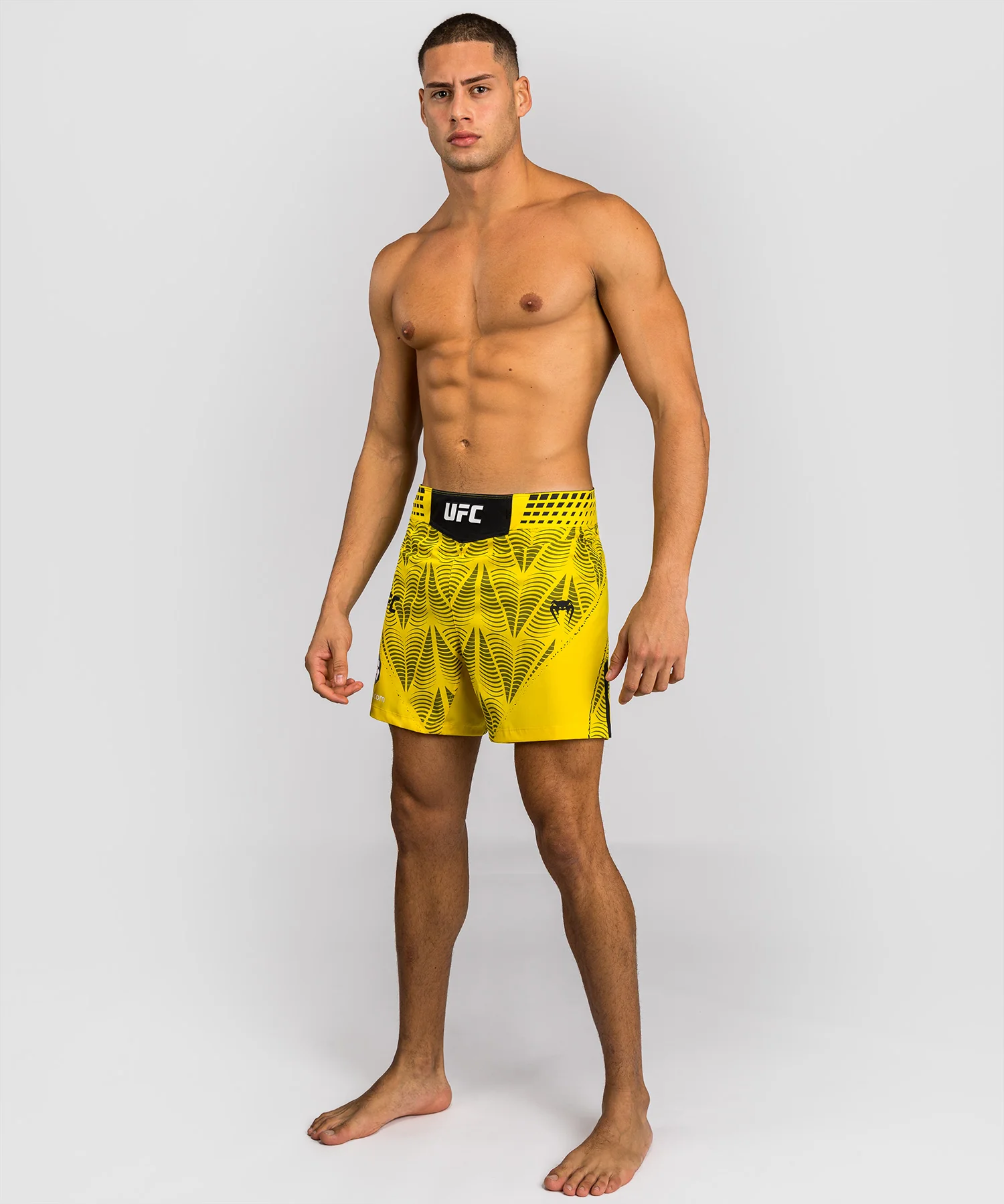 Short de combat coupe courte Homme UFC Zenith by Venum Authentic Fight Night - Jaune - Image 9