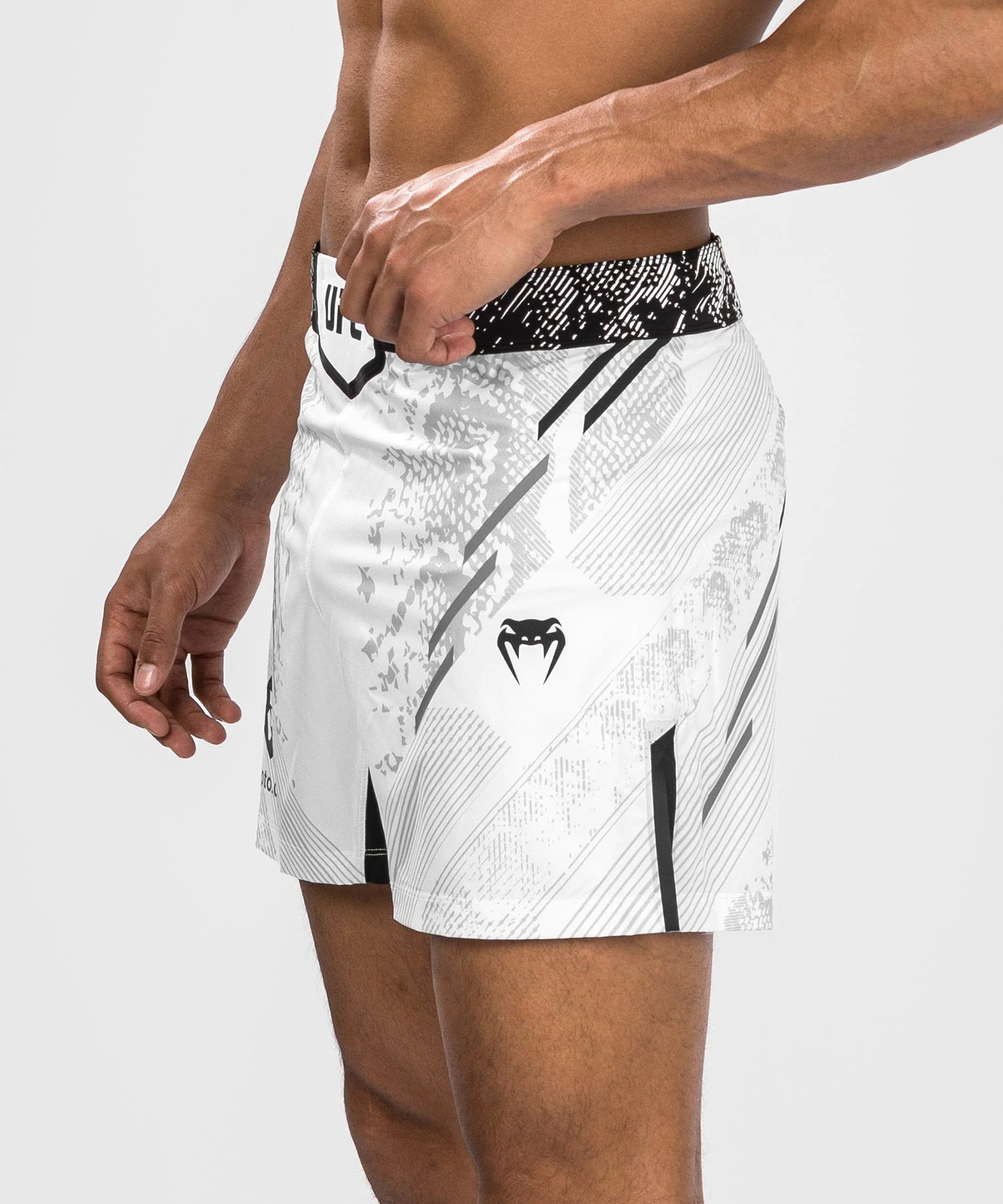 Short de combat Coupe courte pour Hommes UFC Adrenaline by Venum Authentic Fight Night - Blanc - Image 4