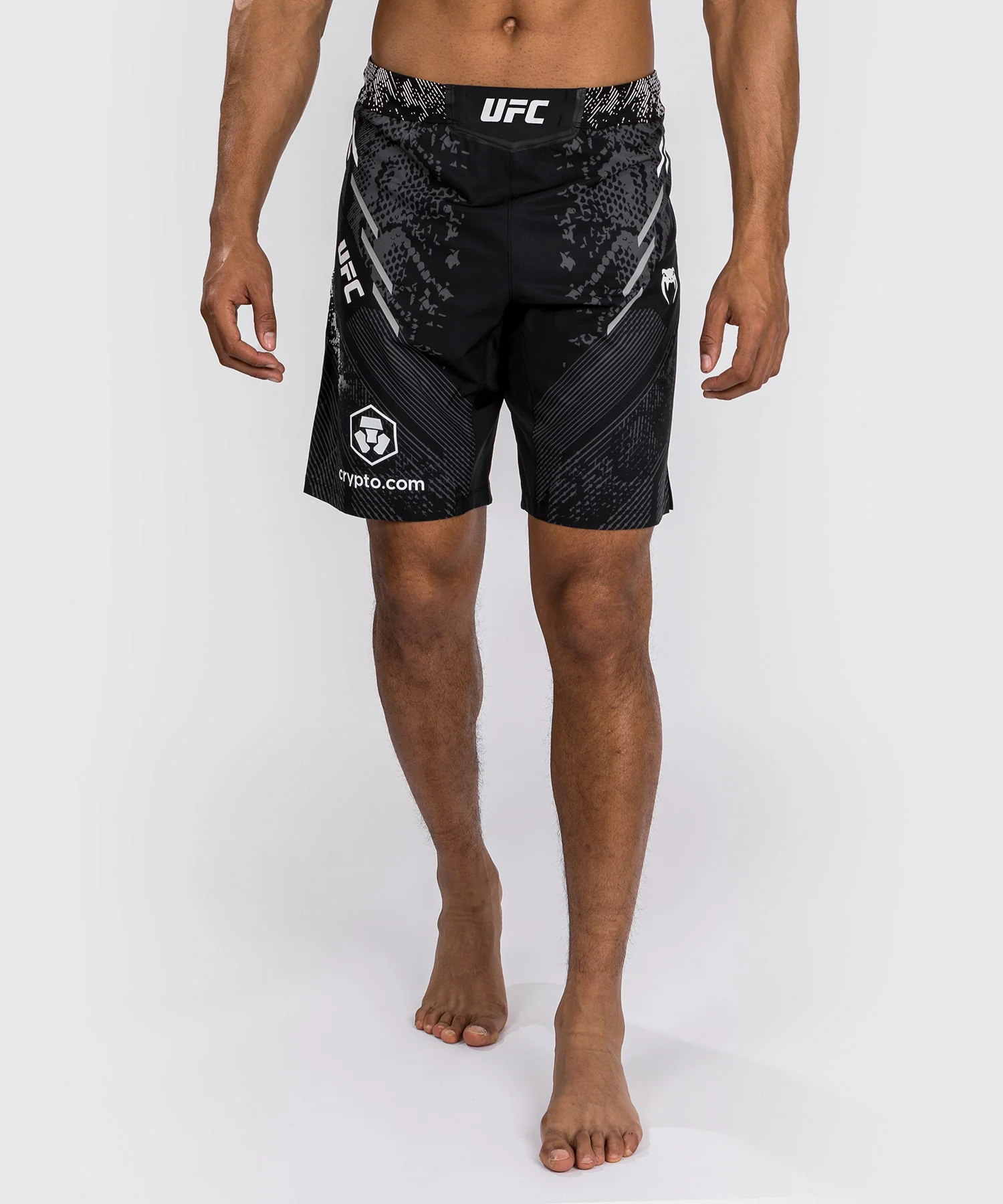 Shorts de combat Coupe longue pour Hommes UFC Adrenaline by Venum Authentic Fight Night - Noir - Image 2