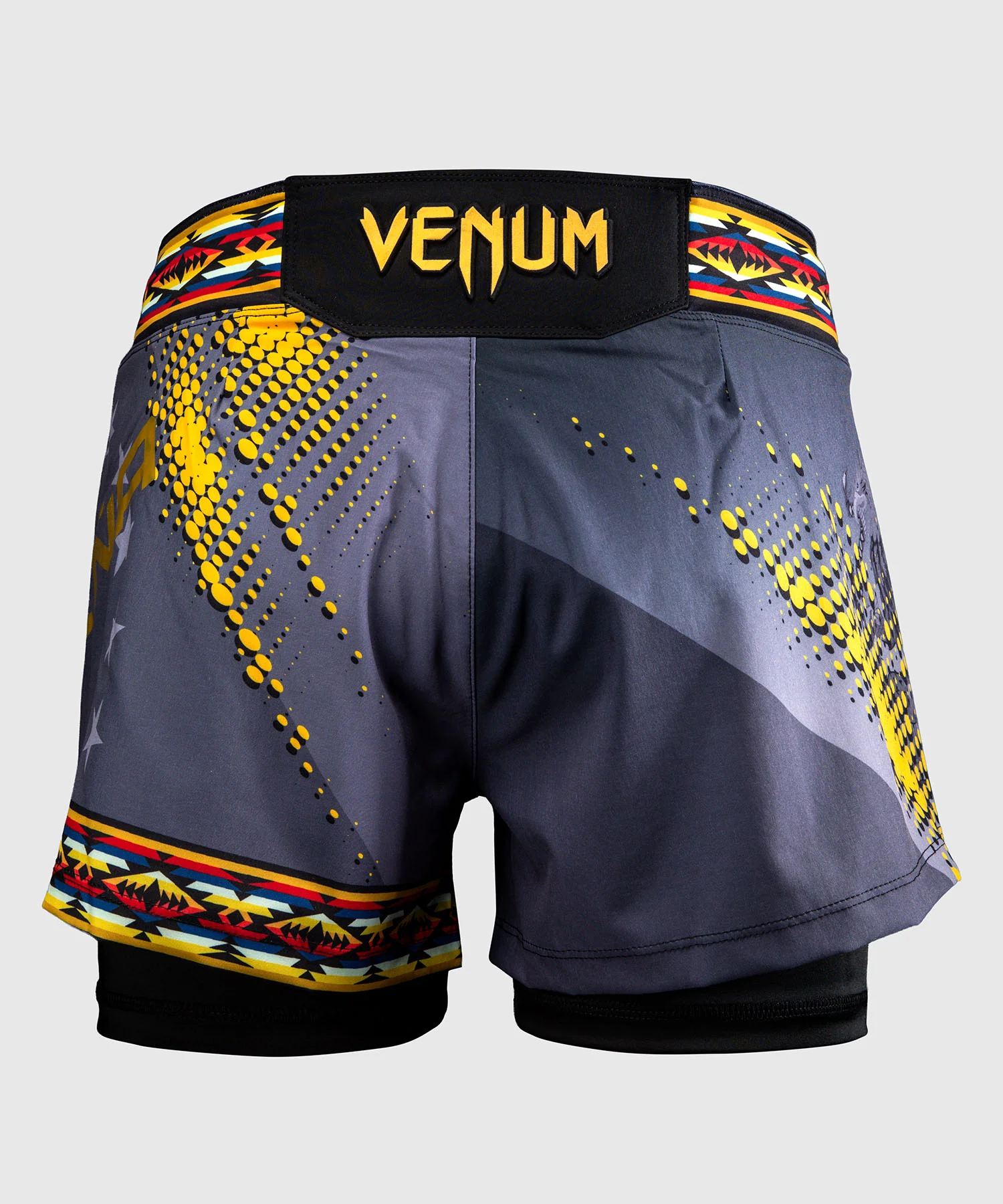 Short de combat court pour femmes UFC Unrivaled by Venum Julianna Peña - Noir - Image 3