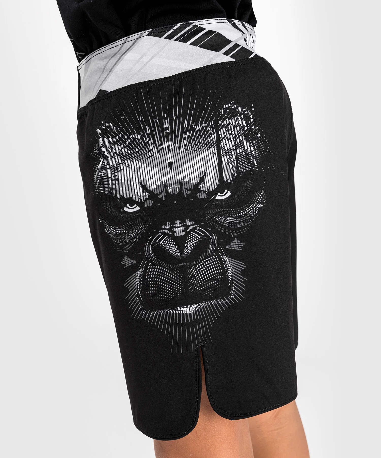 Short de combat Kids Venum Gorilla Jungle  - Noir/Blanc - Image 5