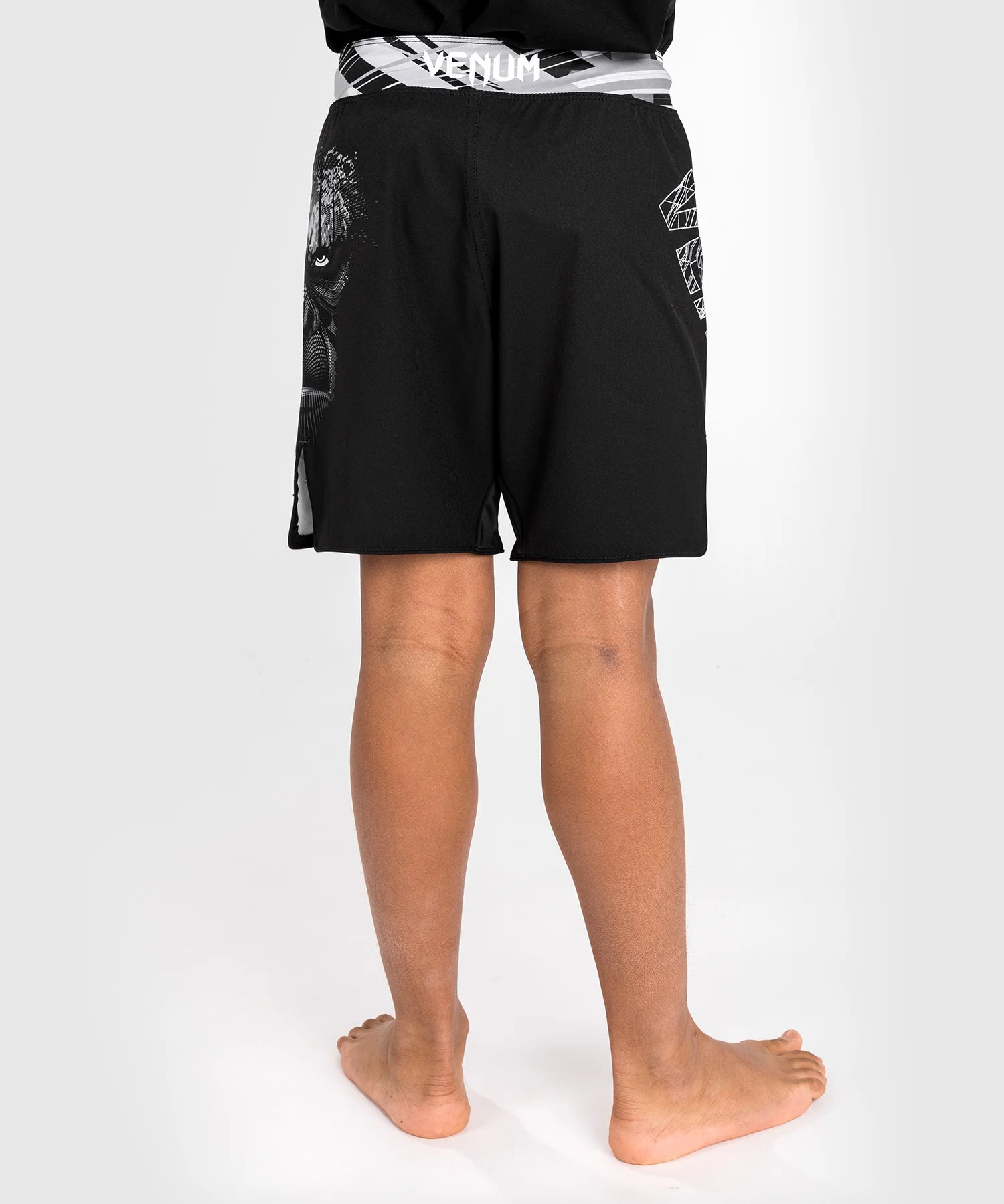 Short de combat Kids Venum Gorilla Jungle  - Noir/Blanc - Image 6