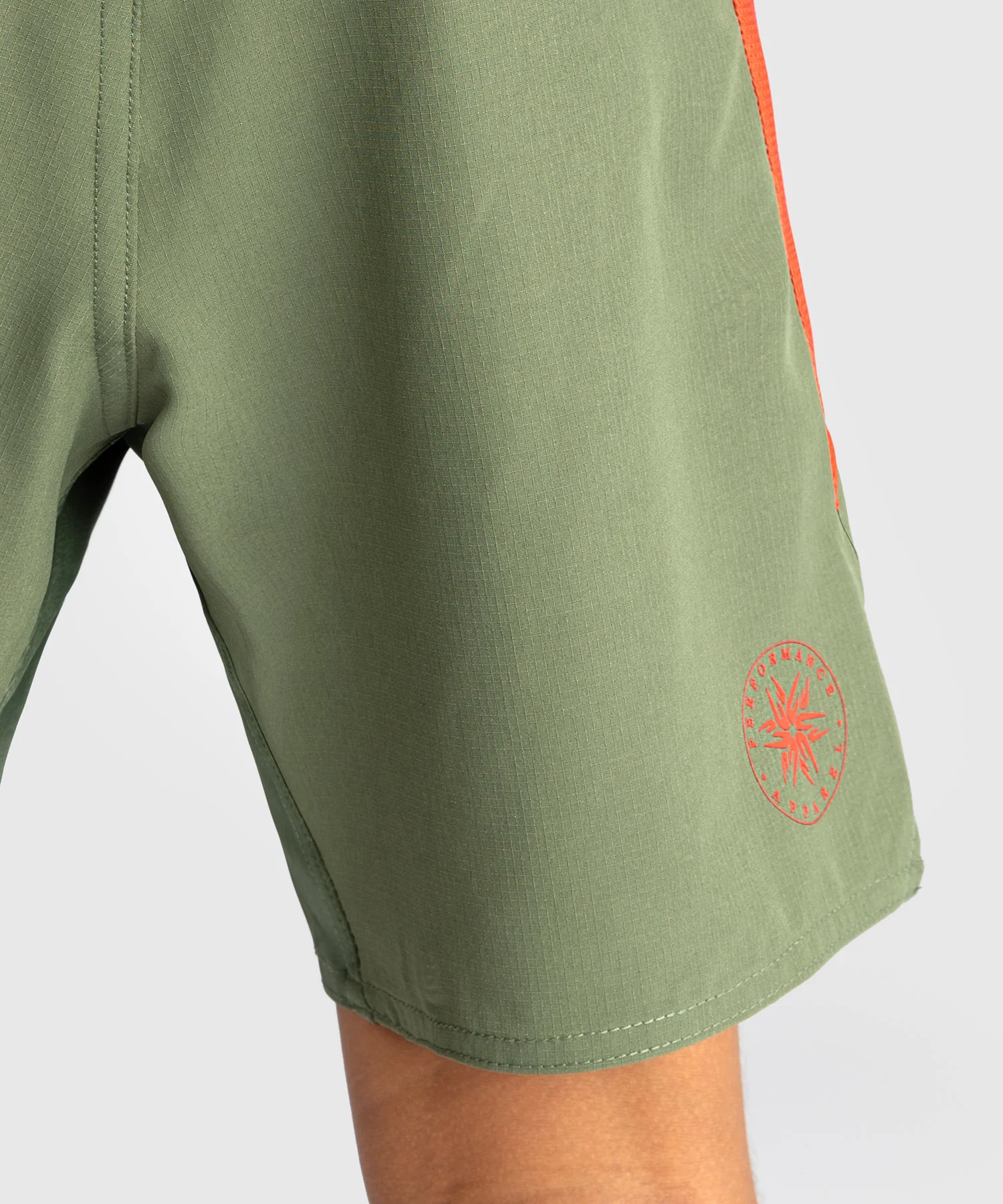 Short de Combat pour Enfants Venum Light - Vert militaire/Orange - Image 6