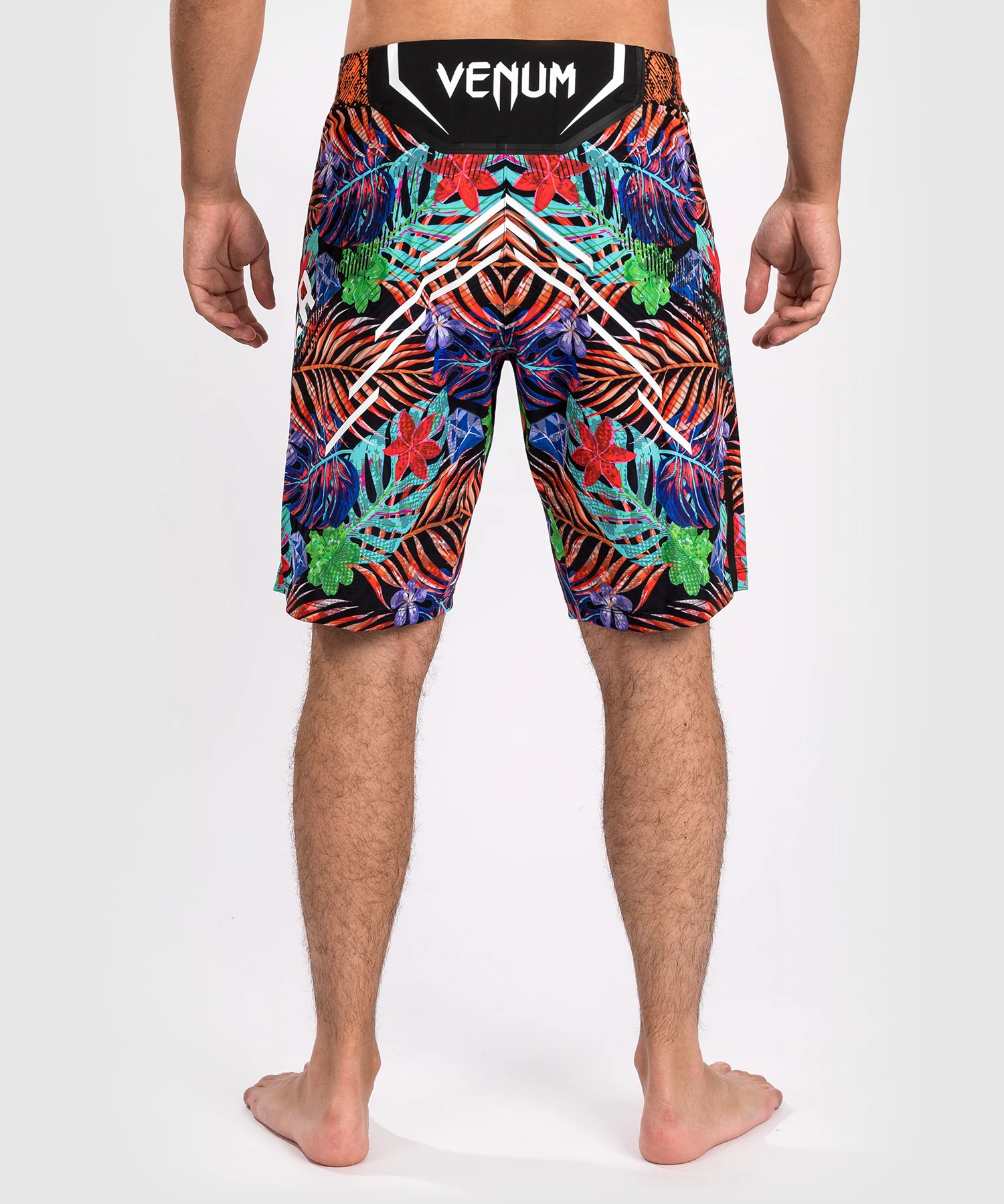 Short de Combat coupe longue pour Hommes UFC Unrivaled by Venum Dustin Poirier - Bleu - Image 4