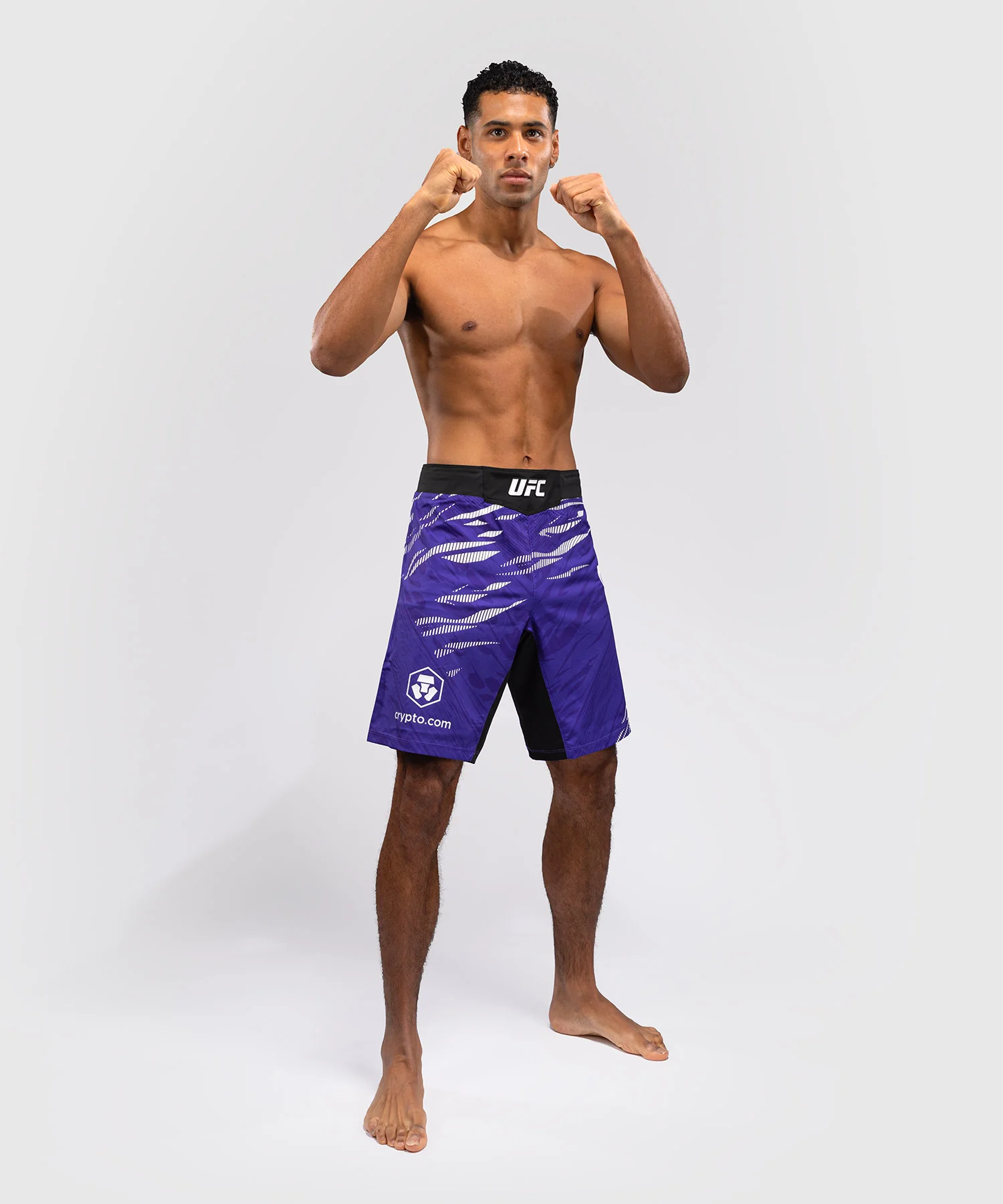 Short de Combat pour Hommes UFC Fusion by Venum Authentic Fight Night - Coupe Longue - Violet