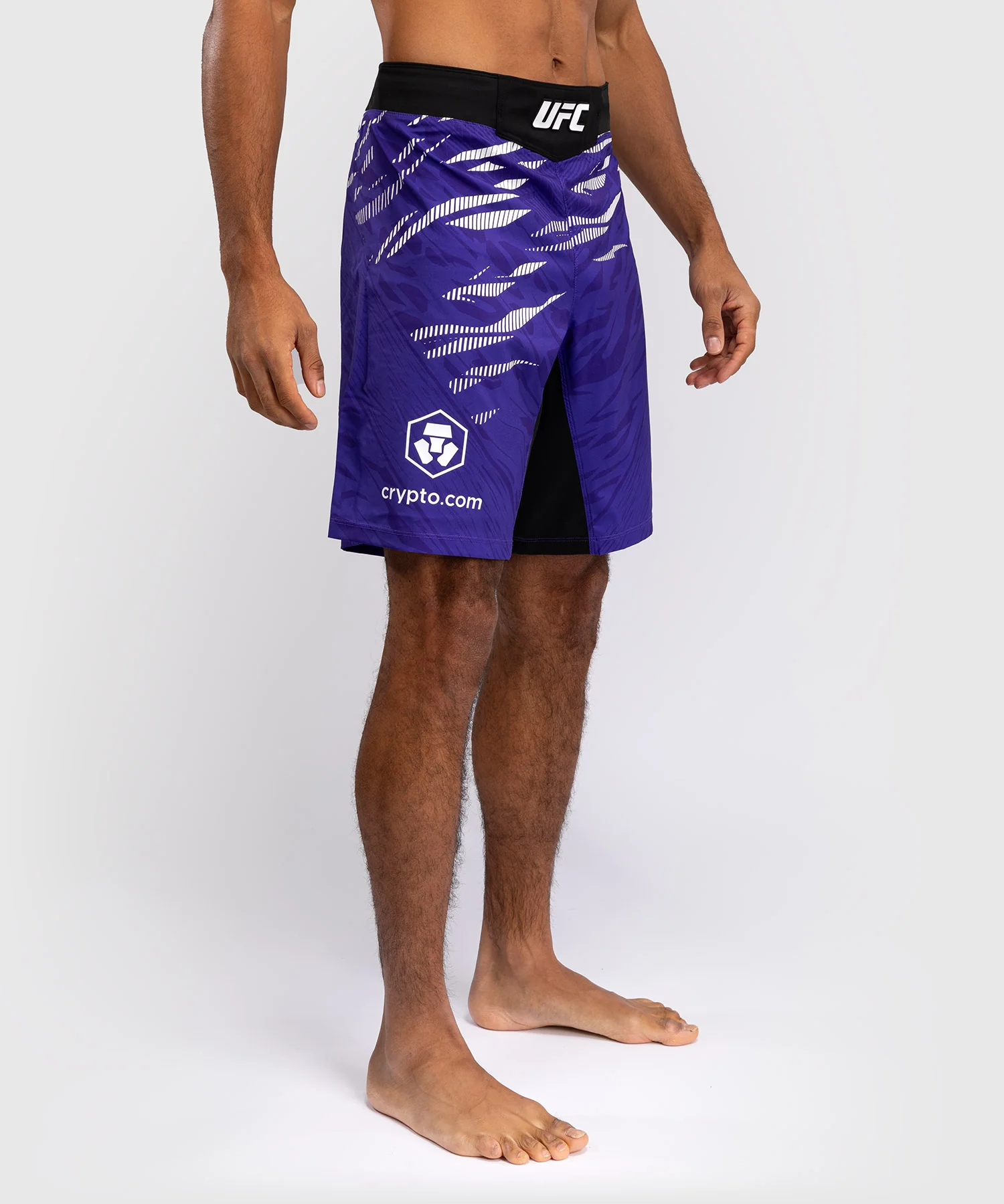 Short de Combat pour Hommes UFC Fusion by Venum Authentic Fight Night - Coupe Longue - Violet - Image 4