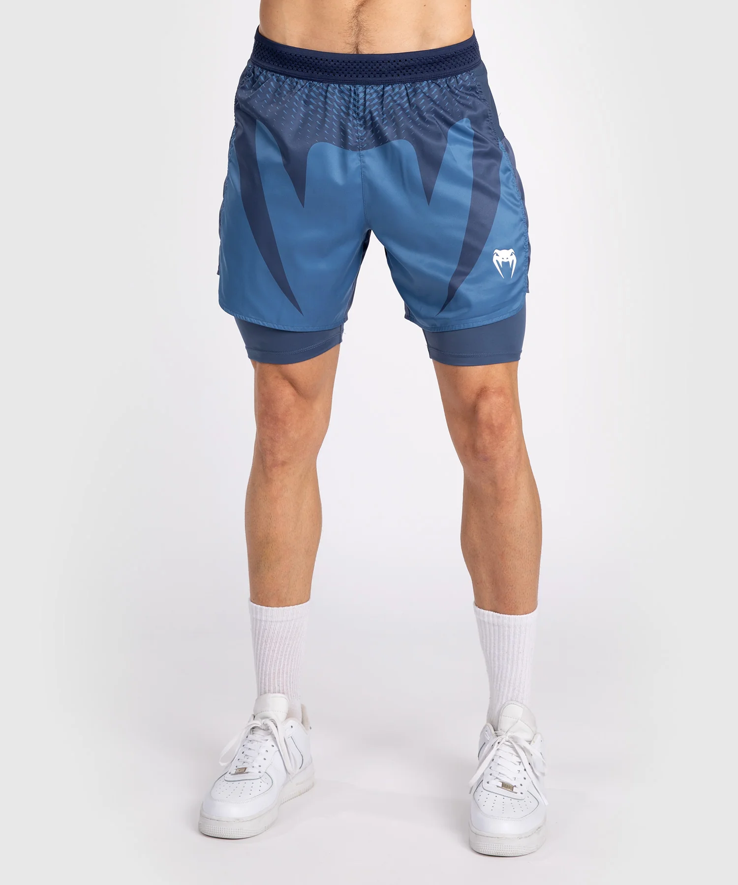 Short de Combat Pour Hommes Venum Attack - Bleu Marine