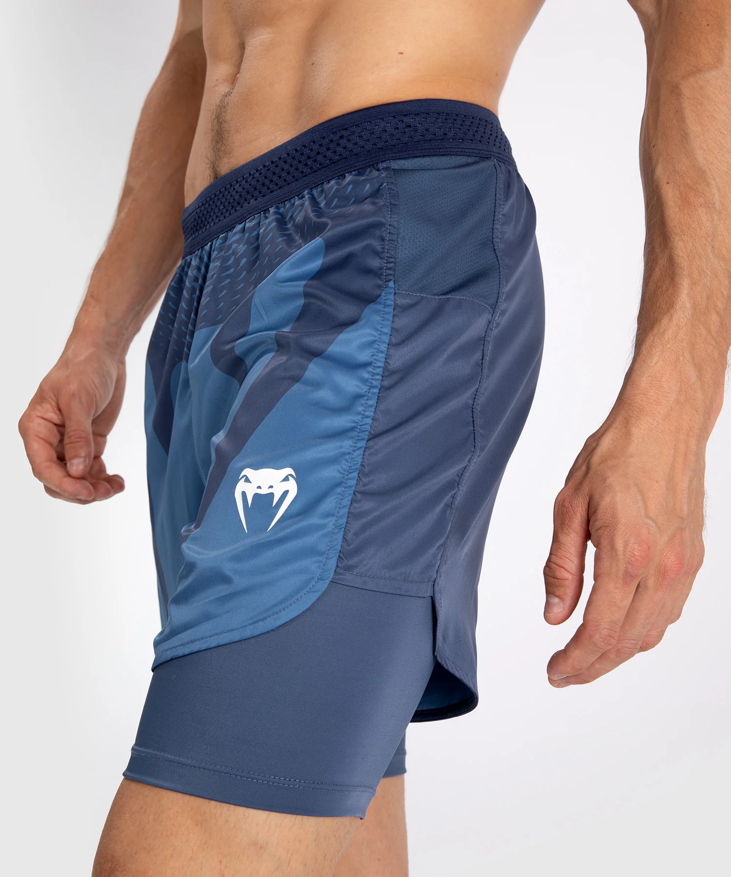 Short de Combat Pour Hommes Venum Attack - Bleu Marine - Image 5