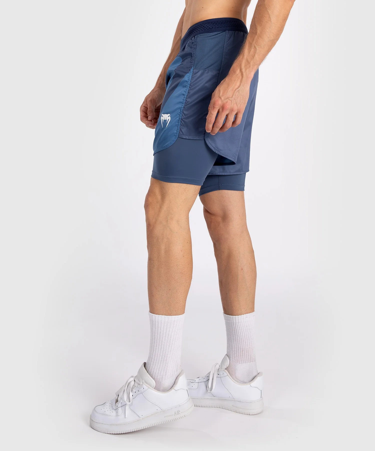 Short de Combat Pour Hommes Venum Attack - Bleu Marine - Image 6