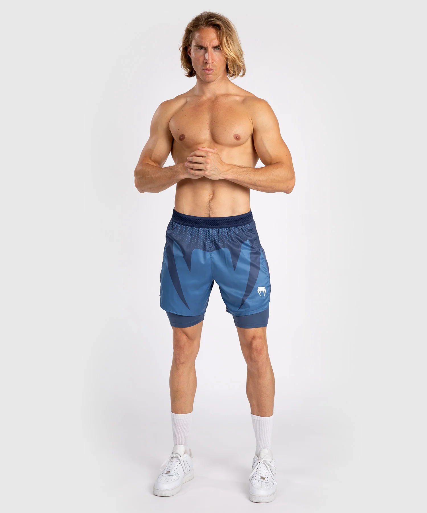 Short de Combat Pour Hommes Venum Attack - Bleu Marine - Image 7