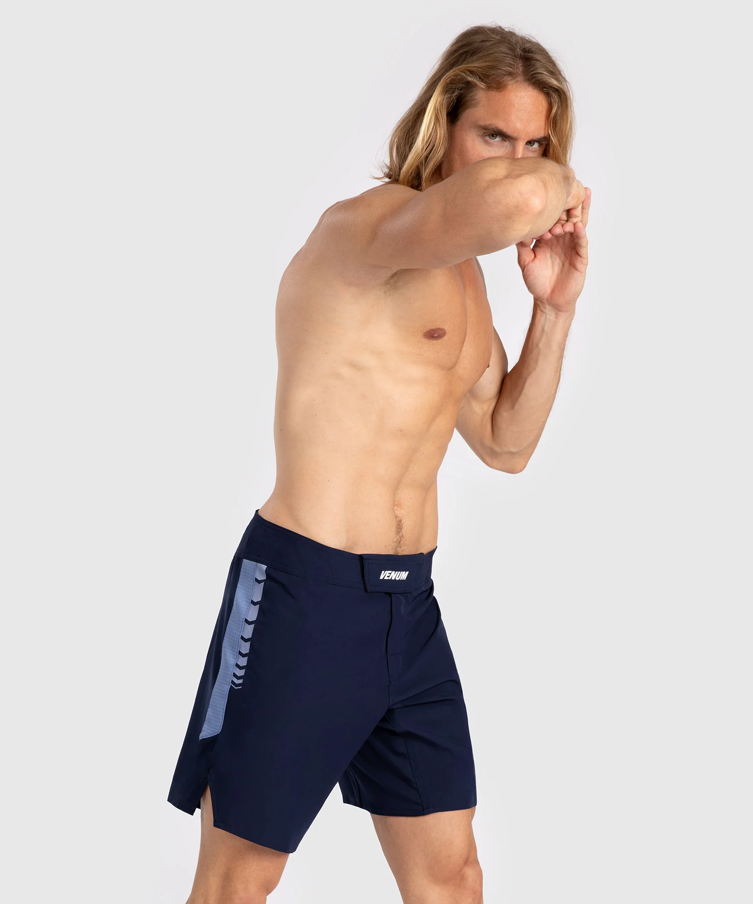 Short de Combat pour Hommes Venum Tempest - Bleu Marine/Bleu - Image 8