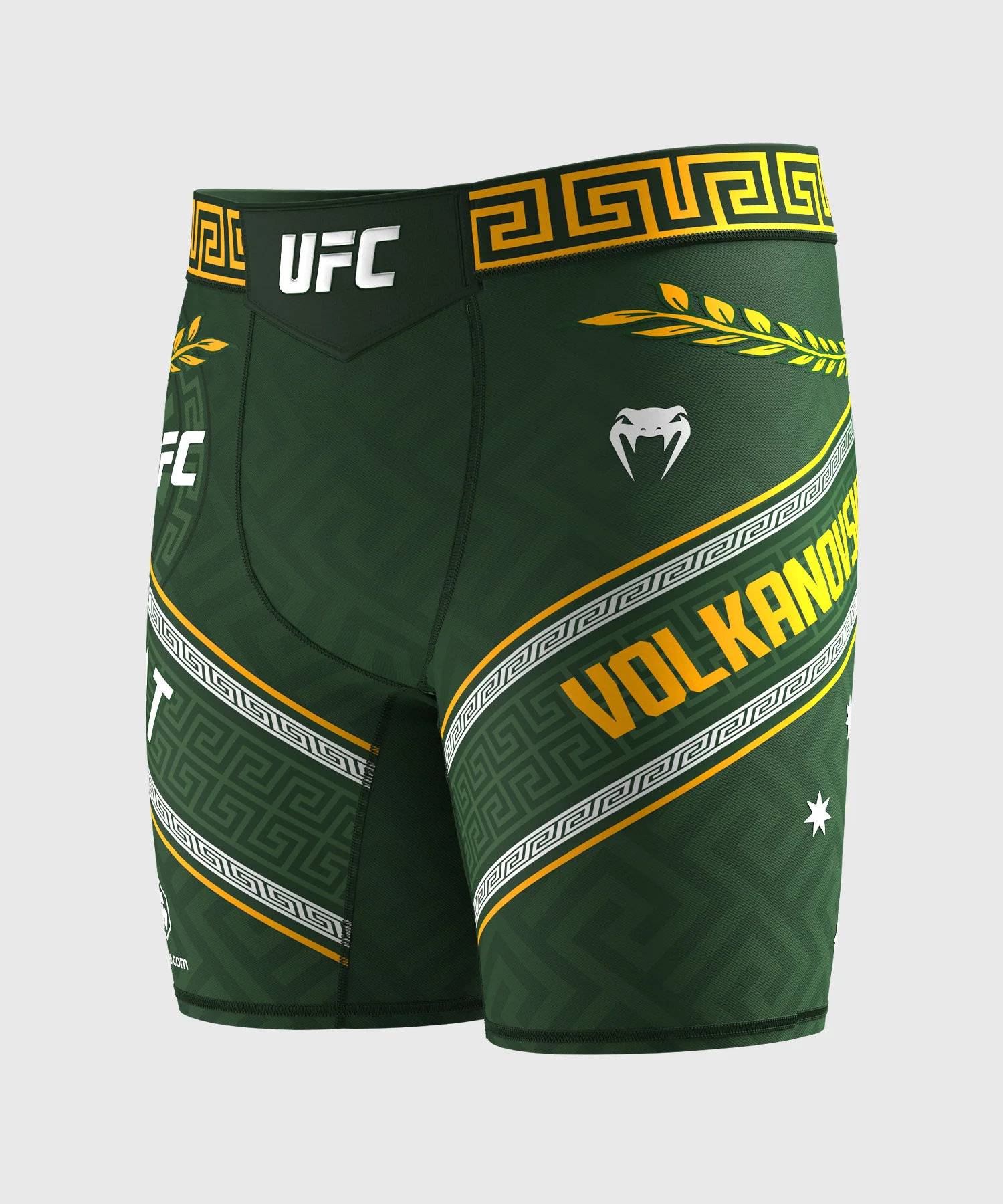 Short de combat UFC Unrivaled by Venum Alexander Volkanovski pour hommes - Vert
