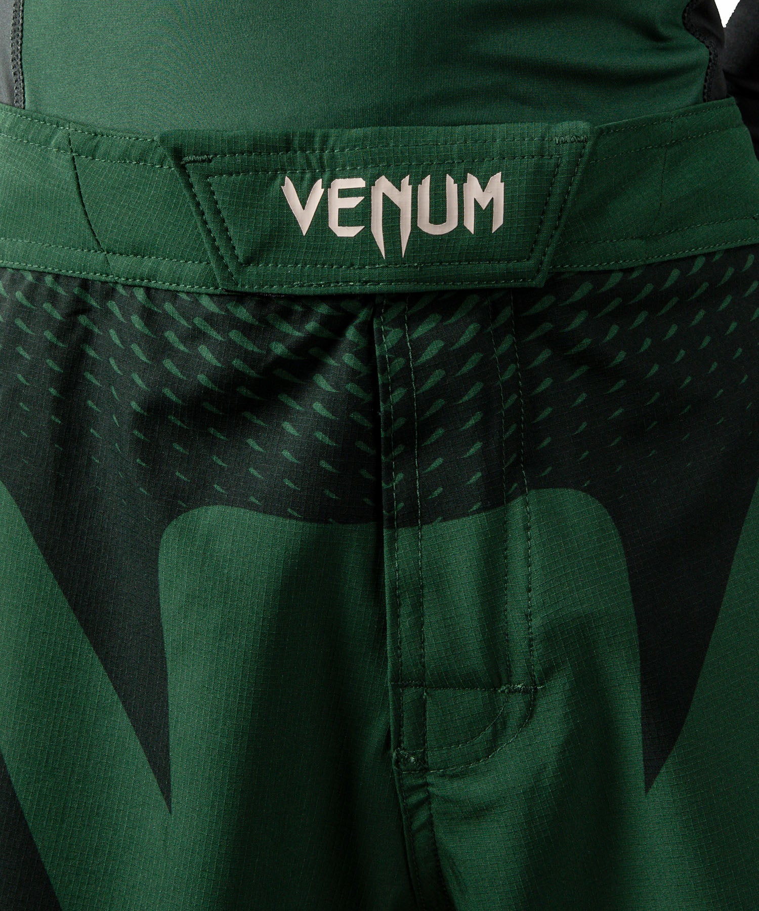 Short de Combat Enfant Venum Attack - Vert Forêt/ Blanc Cassé - Image 4