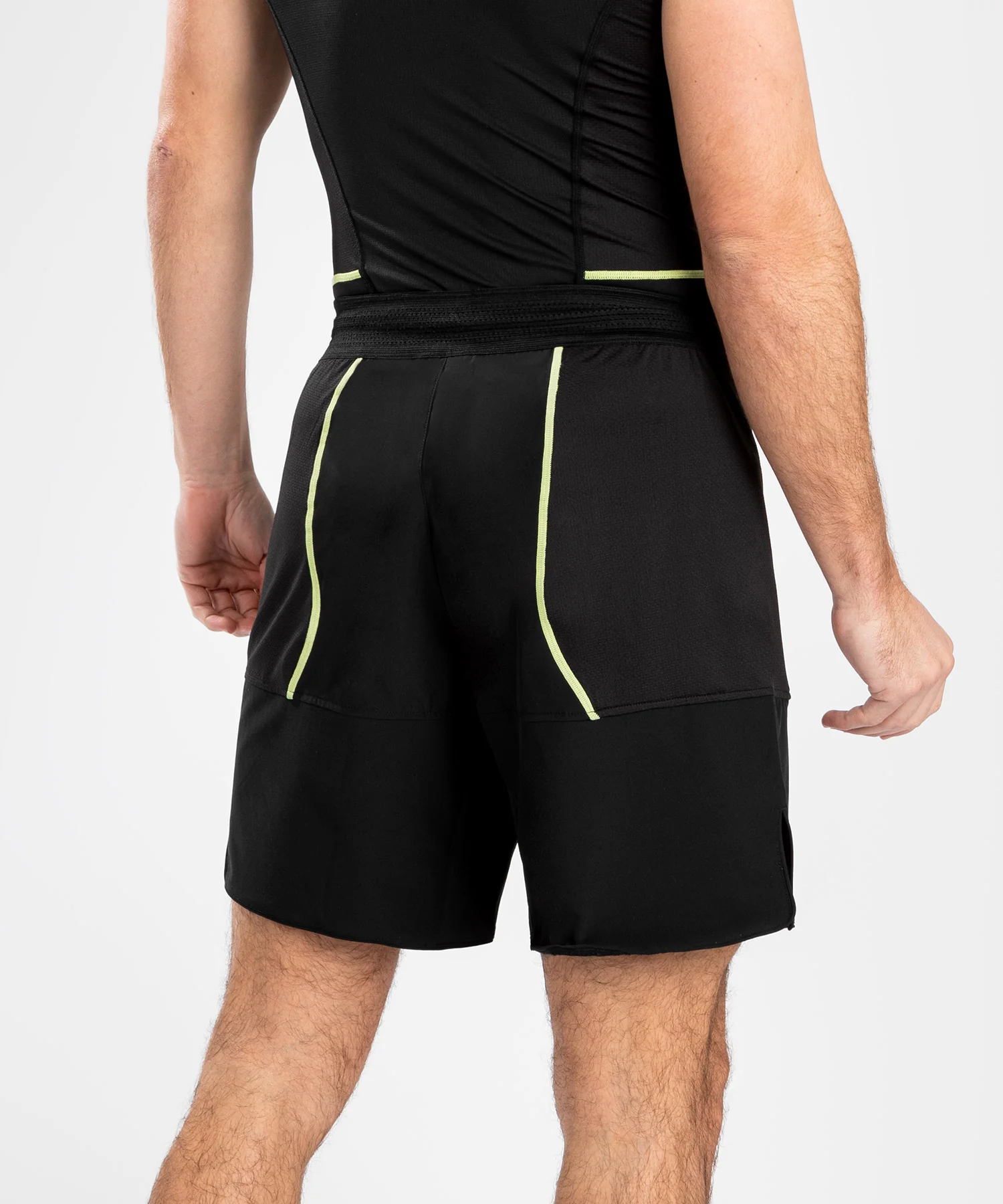 Short de combat Venum Fusion 2.0 - Noir/Jaune - Image 8