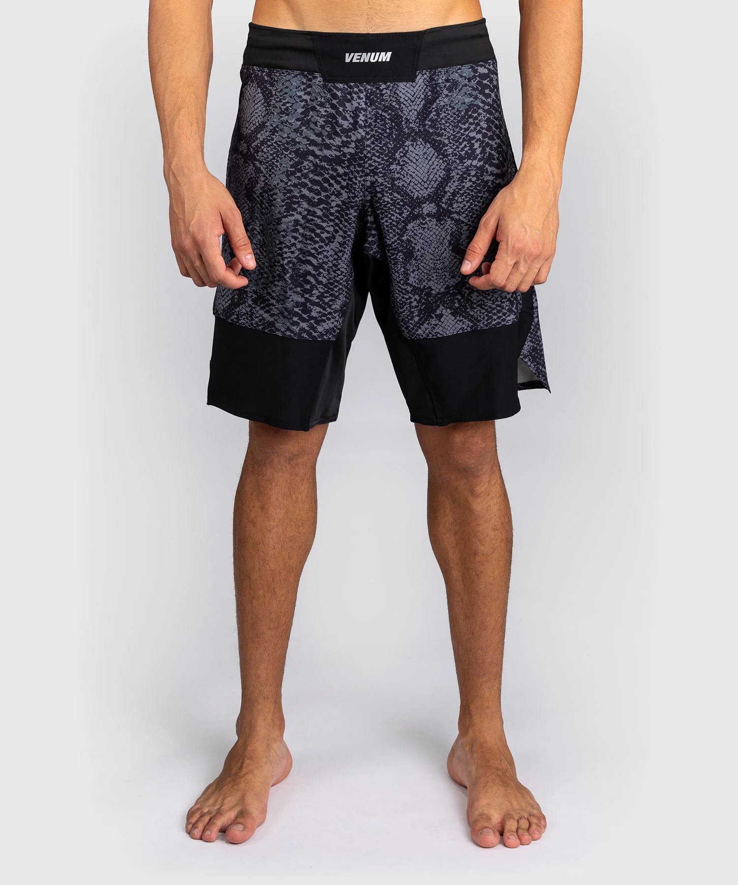 Short de Combat Venum G-Fit Scales – Noir/Gris Charbon