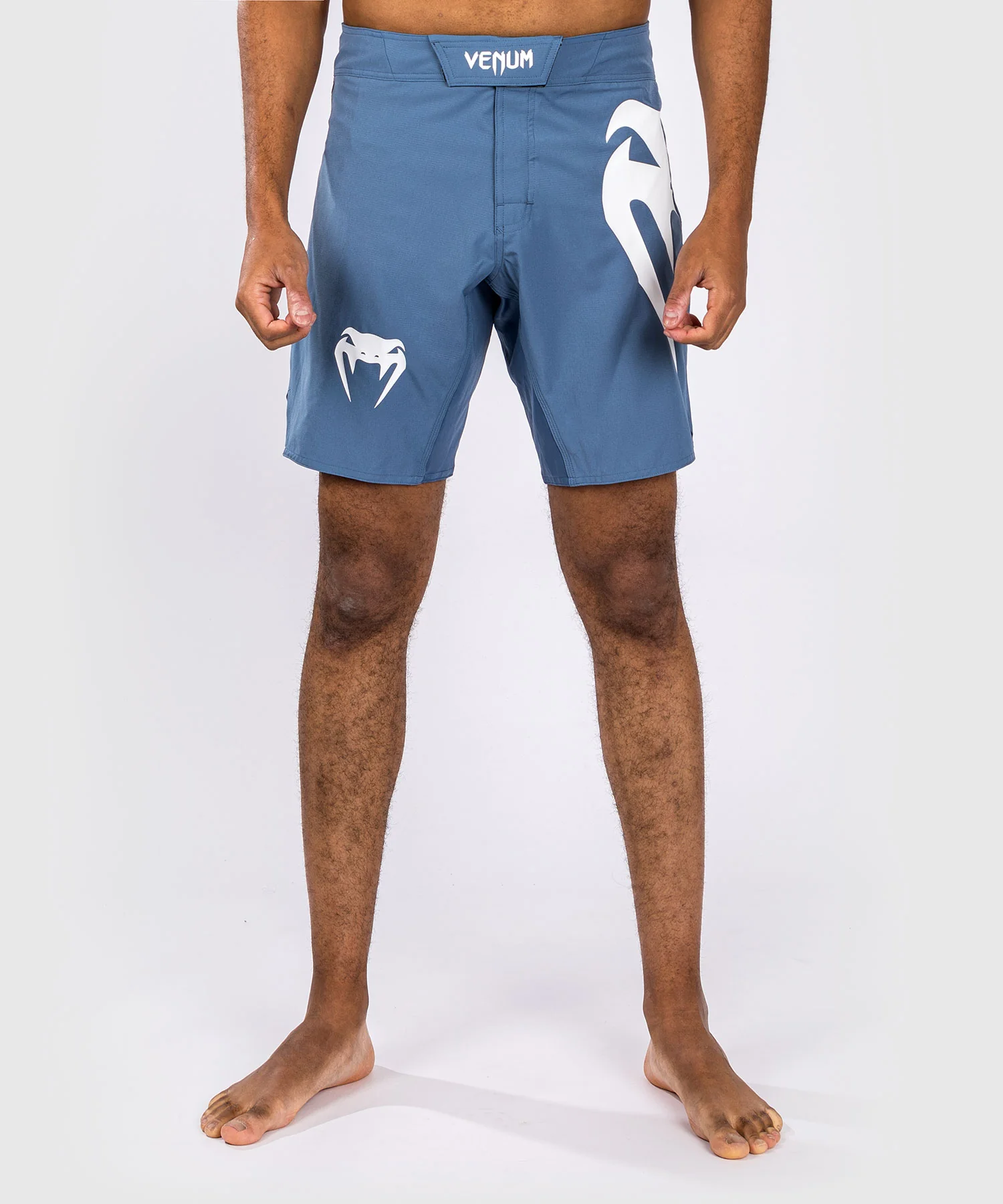 Short de combat Venum Light 5.0 - Bleu/Blanc - Image 3