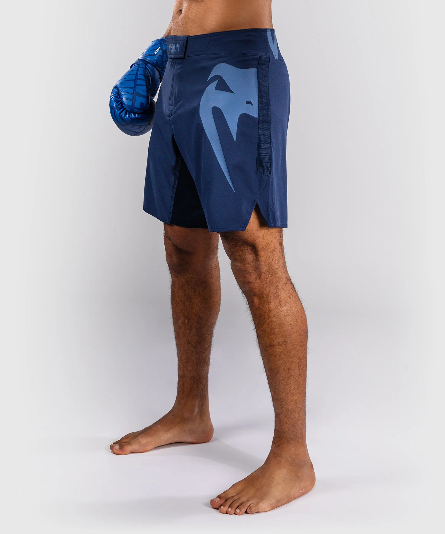 Short de combat Venum Light 5.0 - Bleu/Bleu ciel - Image 2