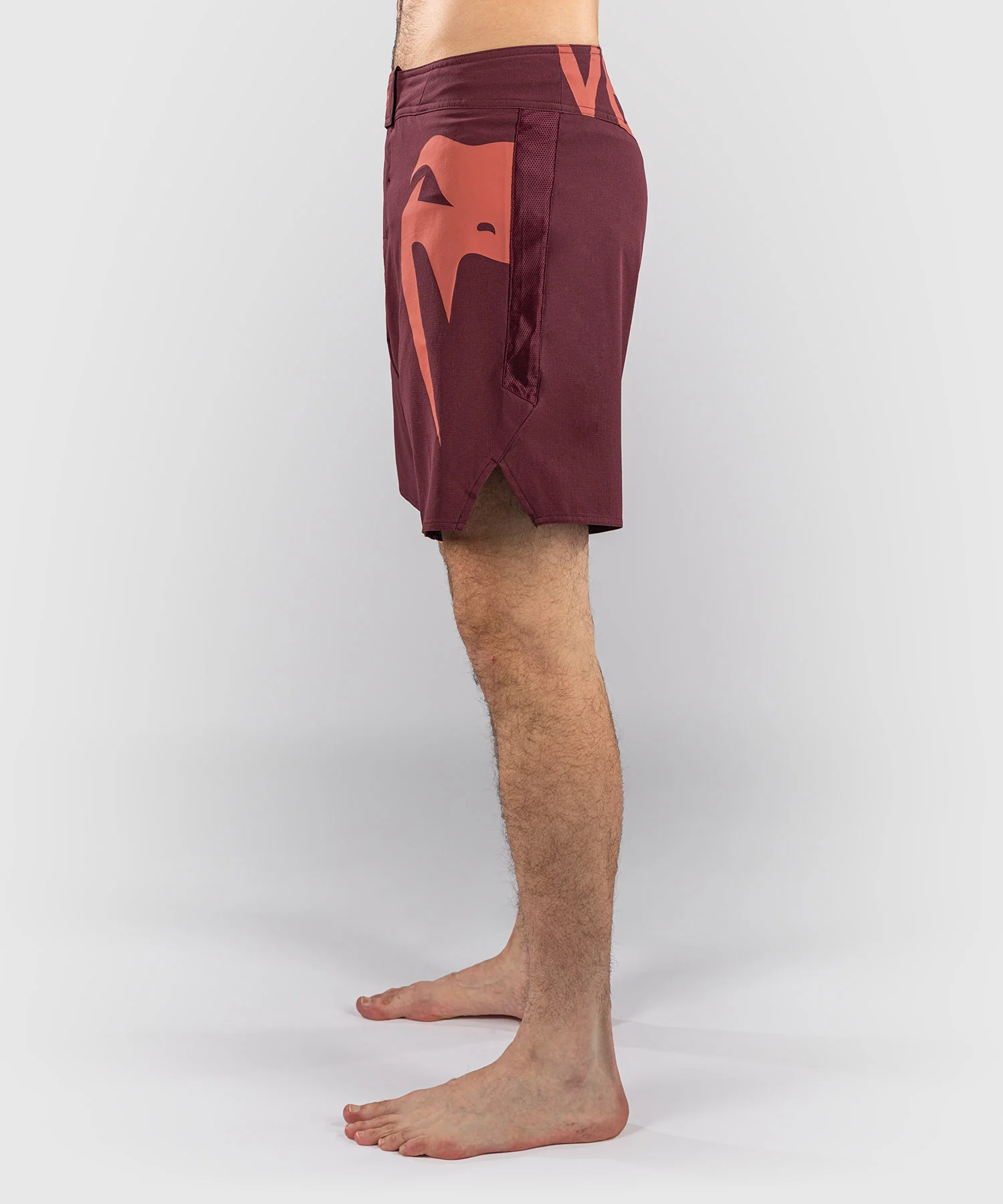 Short de combat Venum Light 5.0 - Marron foncé/Terracotta - Image 2