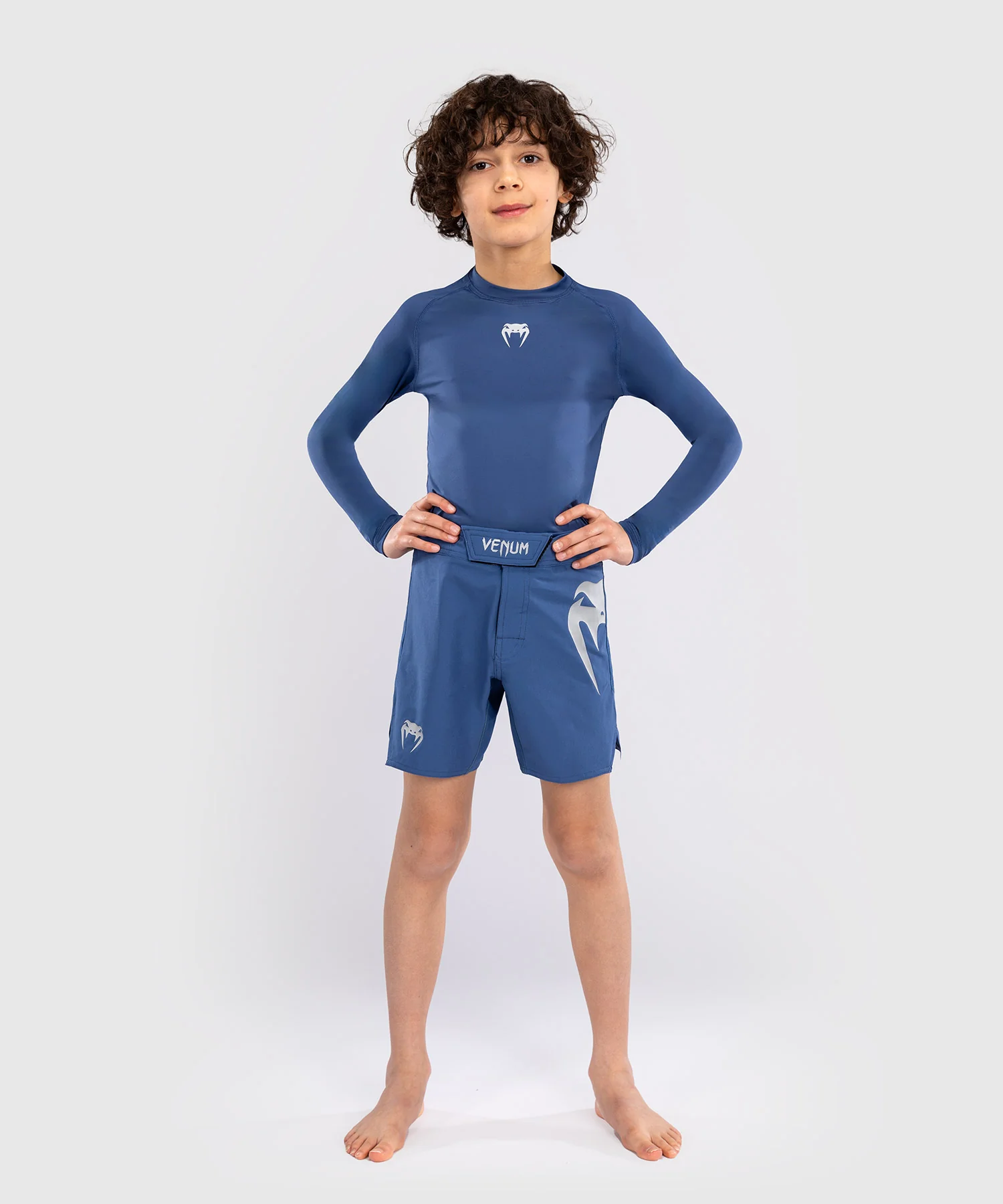 Short de combat pour Enfants Venum Light - Bleu Royal - Image 2
