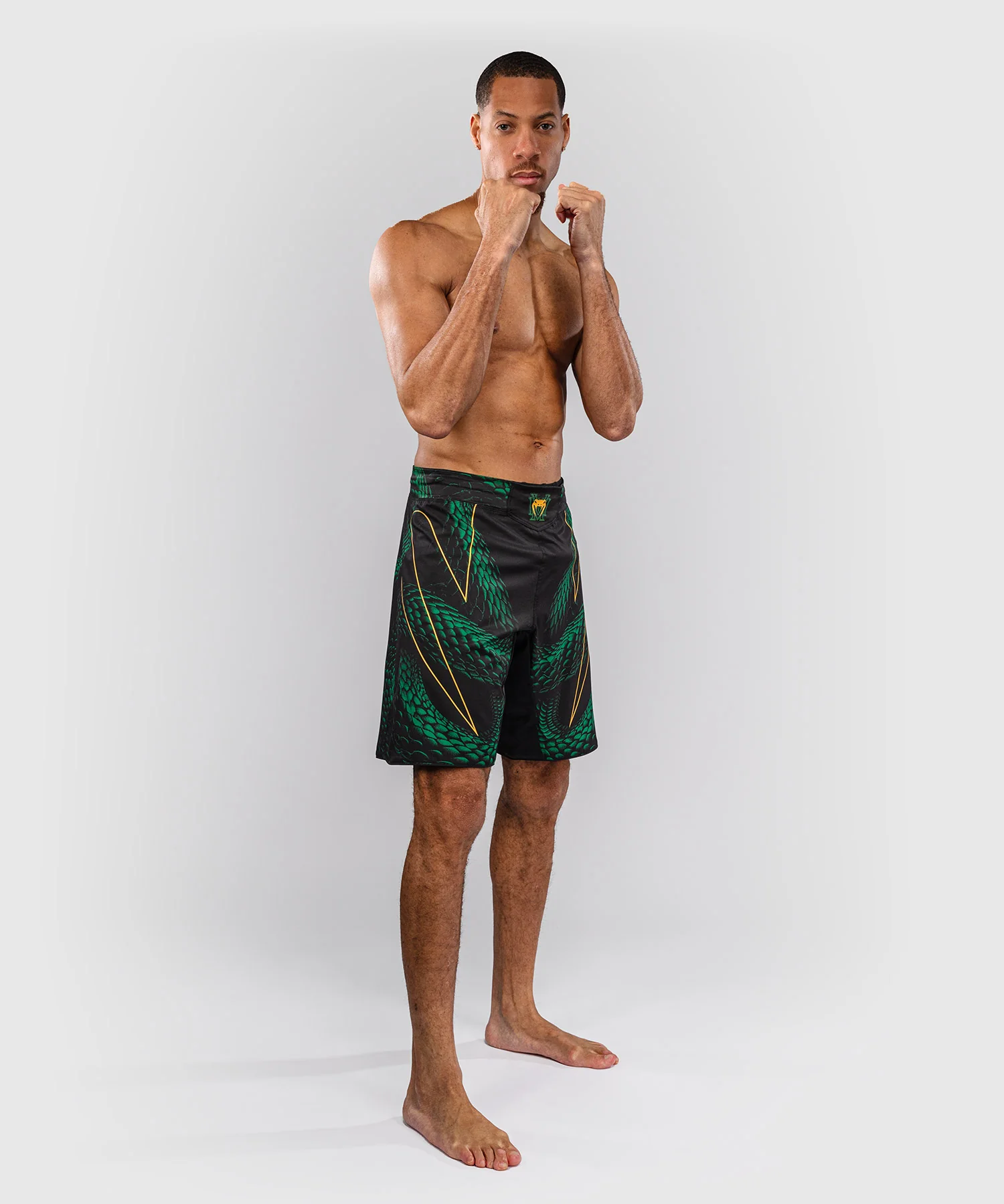 Short de Combat Venum Matupa - Noir/Vert/Or - Image 5