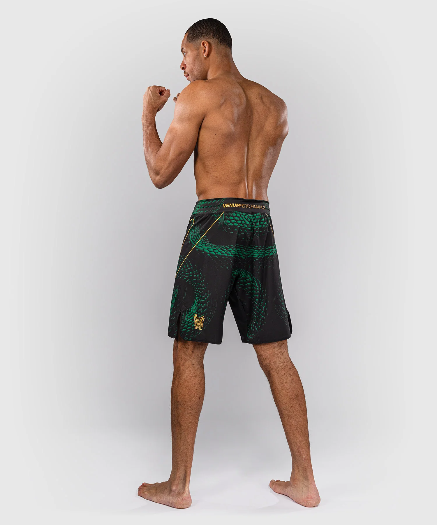 Short de Combat Venum Matupa - Noir/Vert/Or - Image 6
